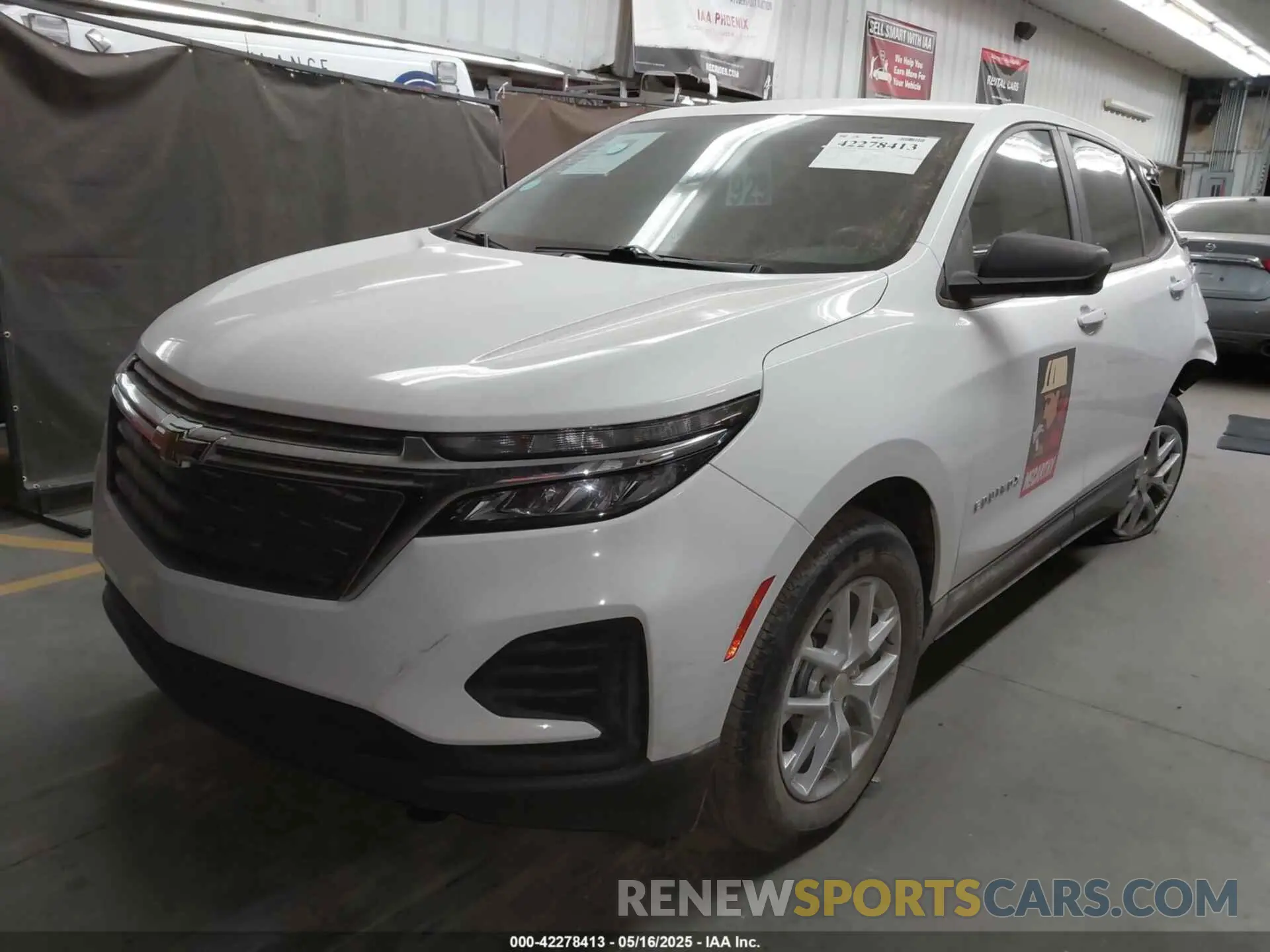 2 fotografías del automóvil dañado 3GNAXHEV7NS157437 CHEVROLET EQUINOX 2022