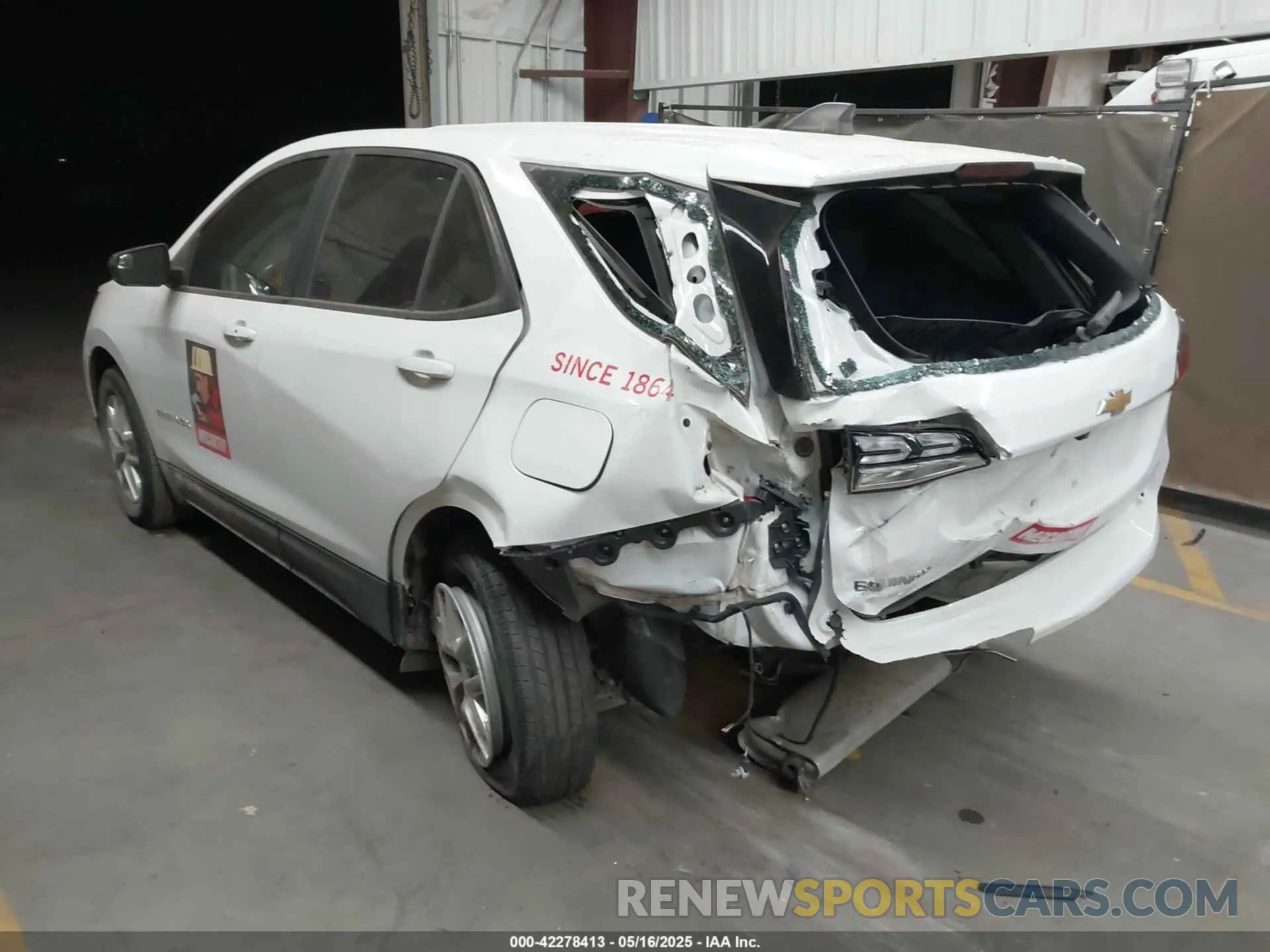 3 fotografías del automóvil dañado 3GNAXHEV7NS157437 CHEVROLET EQUINOX 2022