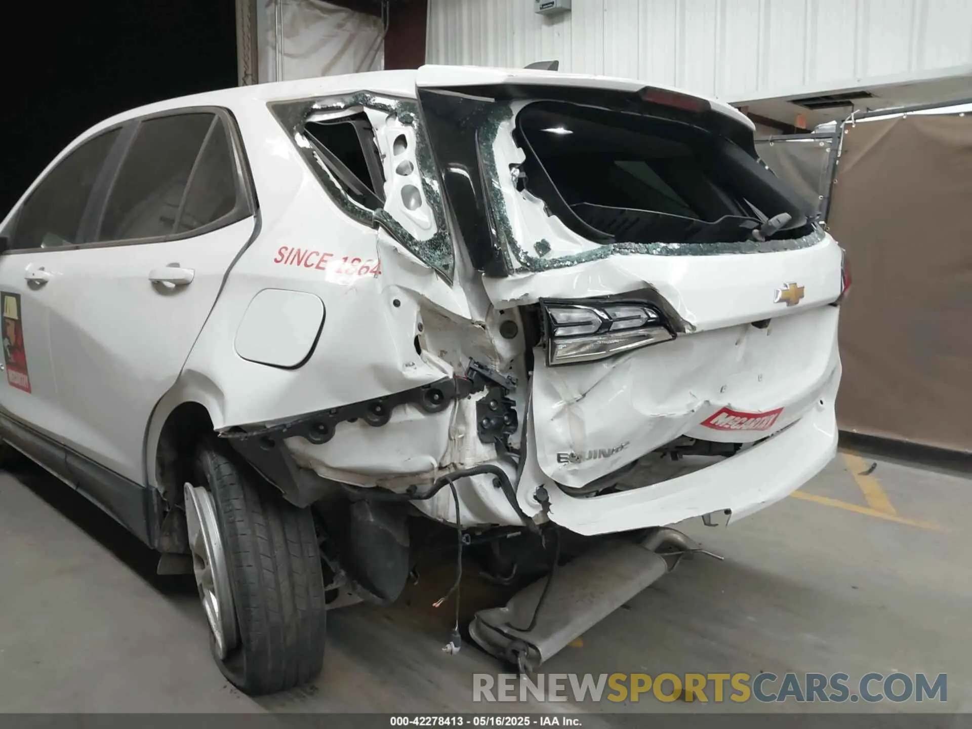 6 fotografías del automóvil dañado 3GNAXHEV7NS157437 CHEVROLET EQUINOX 2022
