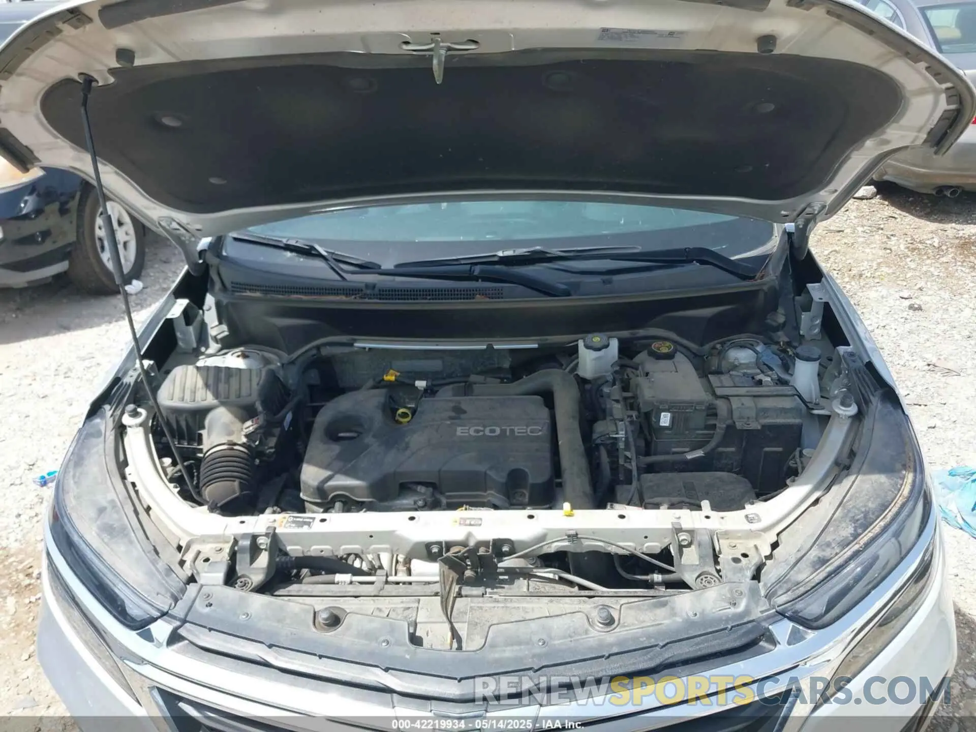 10 fotografías del automóvil dañado 3GNAXHEV7NS165098 CHEVROLET EQUINOX 2022