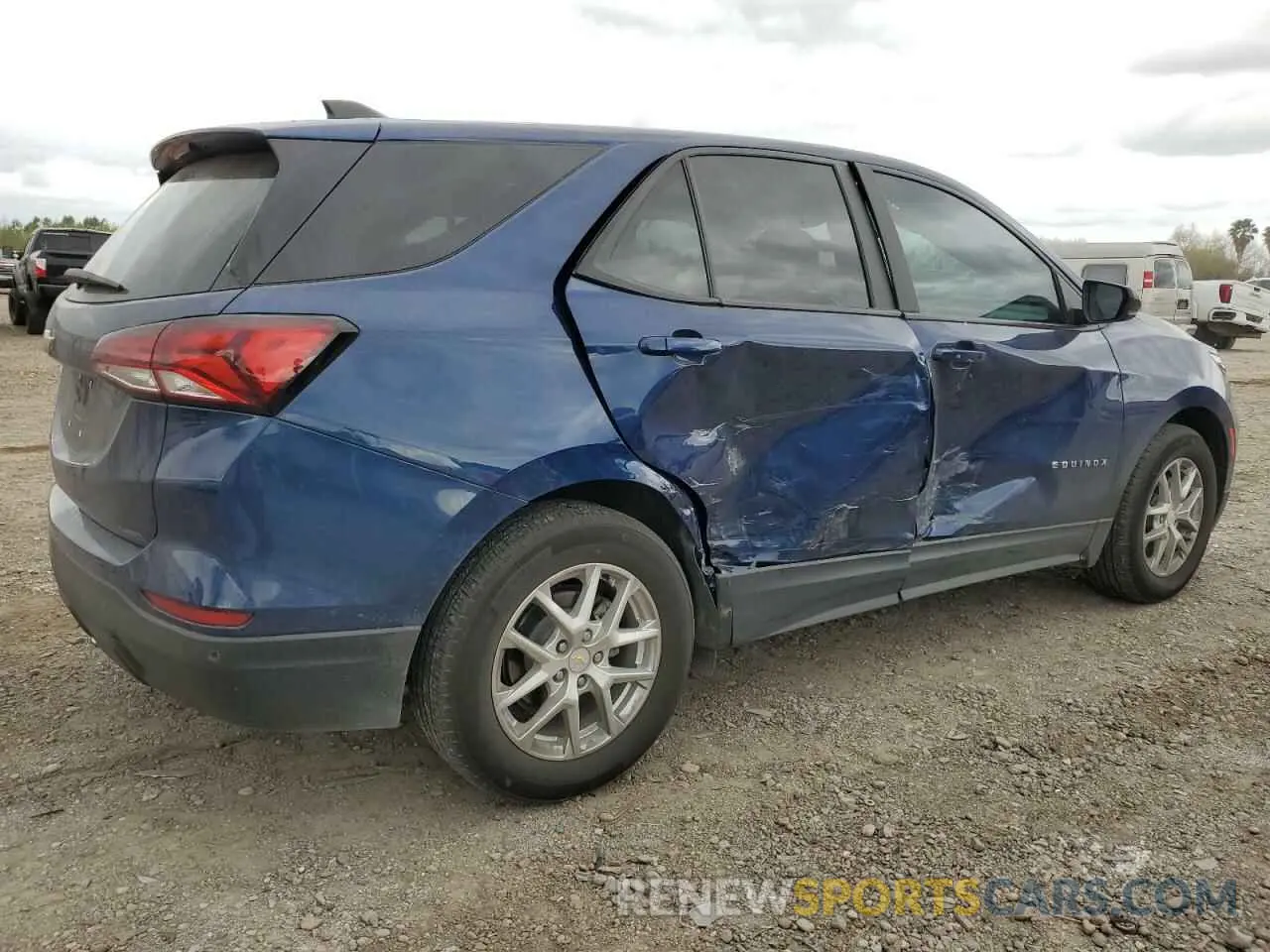 3 fotografías del automóvil dañado 3GNAXHEV7NS170477 CHEVROLET EQUINOX 2022