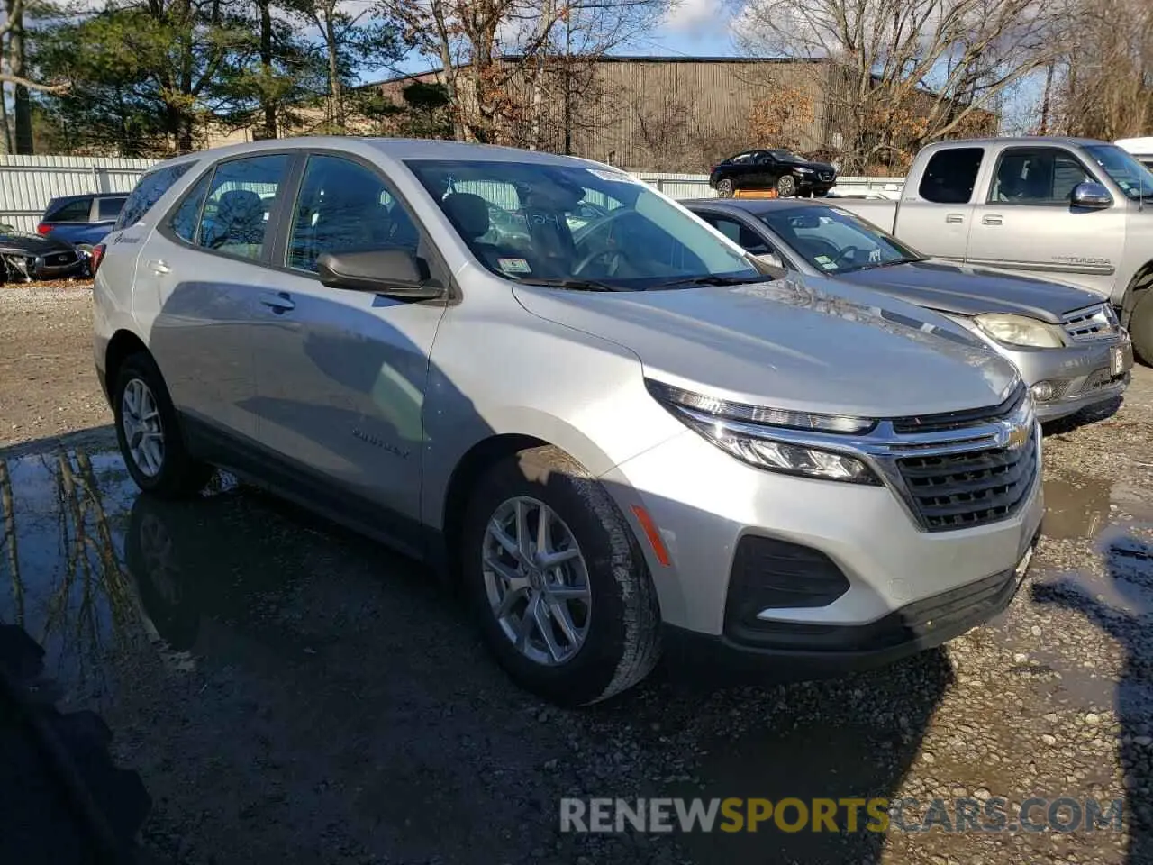 4 fotografías del automóvil dañado 3GNAXHEV8NS148066 CHEVROLET EQUINOX 2022