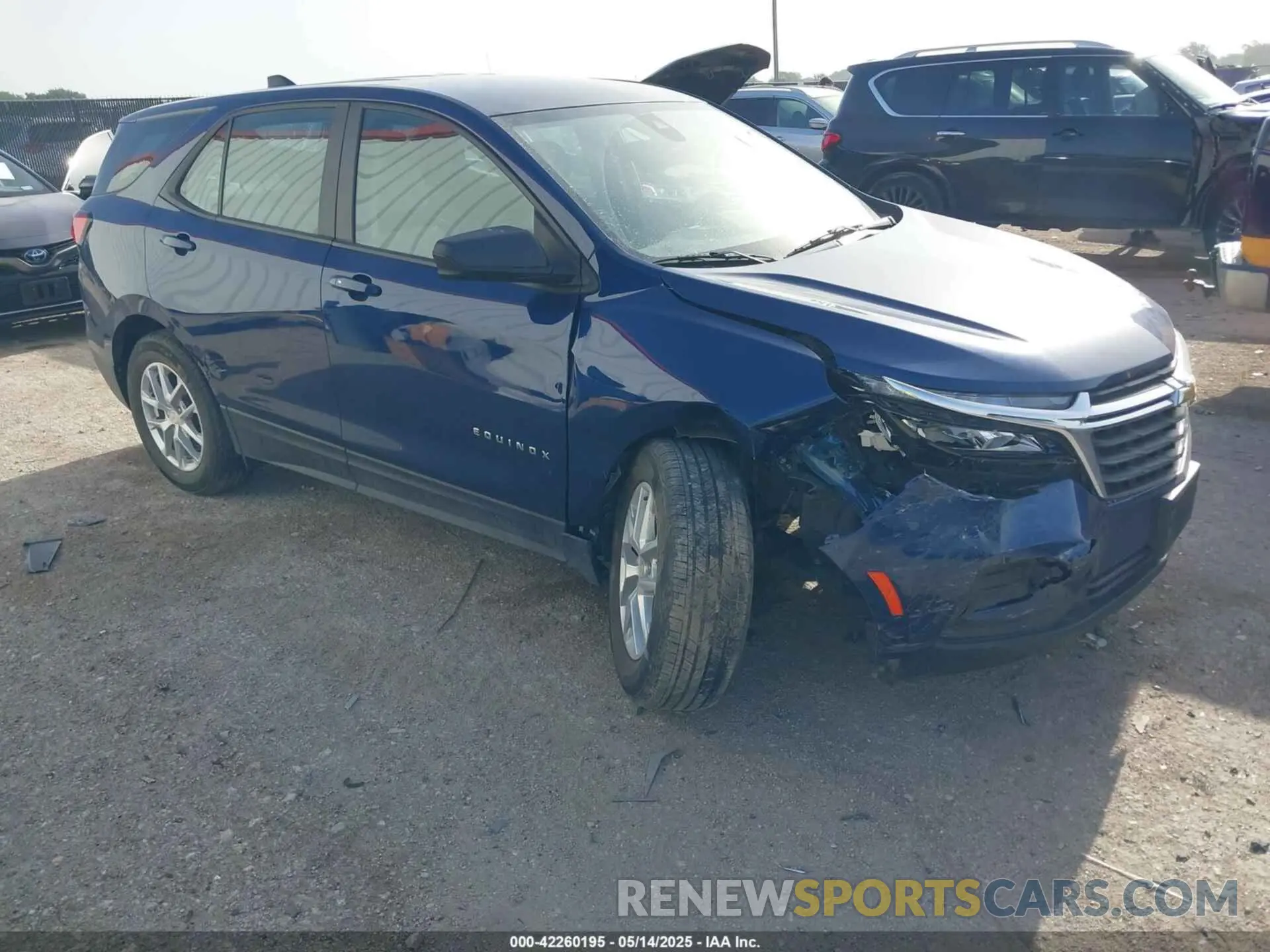 1 fotografías del automóvil dañado 3GNAXHEV8NS245316 CHEVROLET EQUINOX 2022