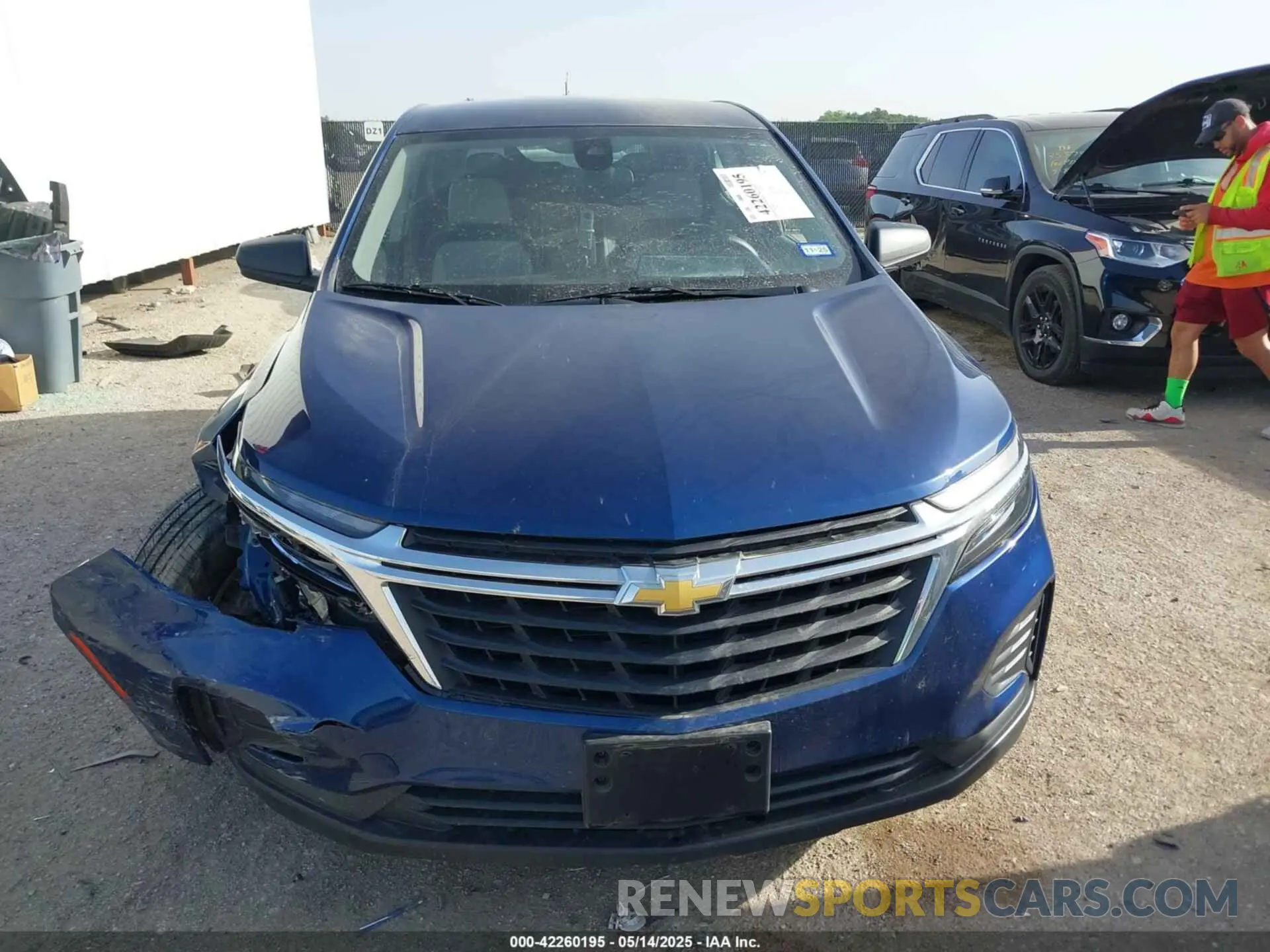 12 fotografías del automóvil dañado 3GNAXHEV8NS245316 CHEVROLET EQUINOX 2022