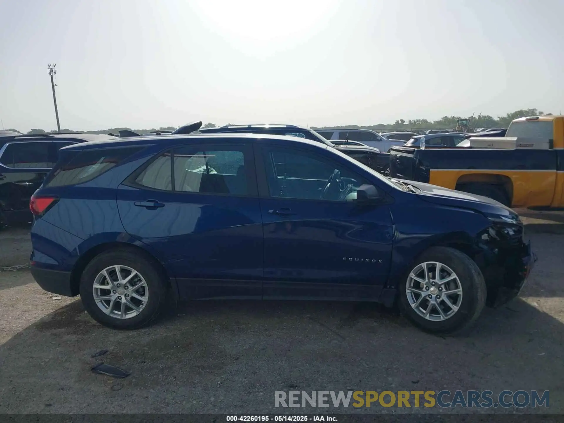 13 fotografías del automóvil dañado 3GNAXHEV8NS245316 CHEVROLET EQUINOX 2022