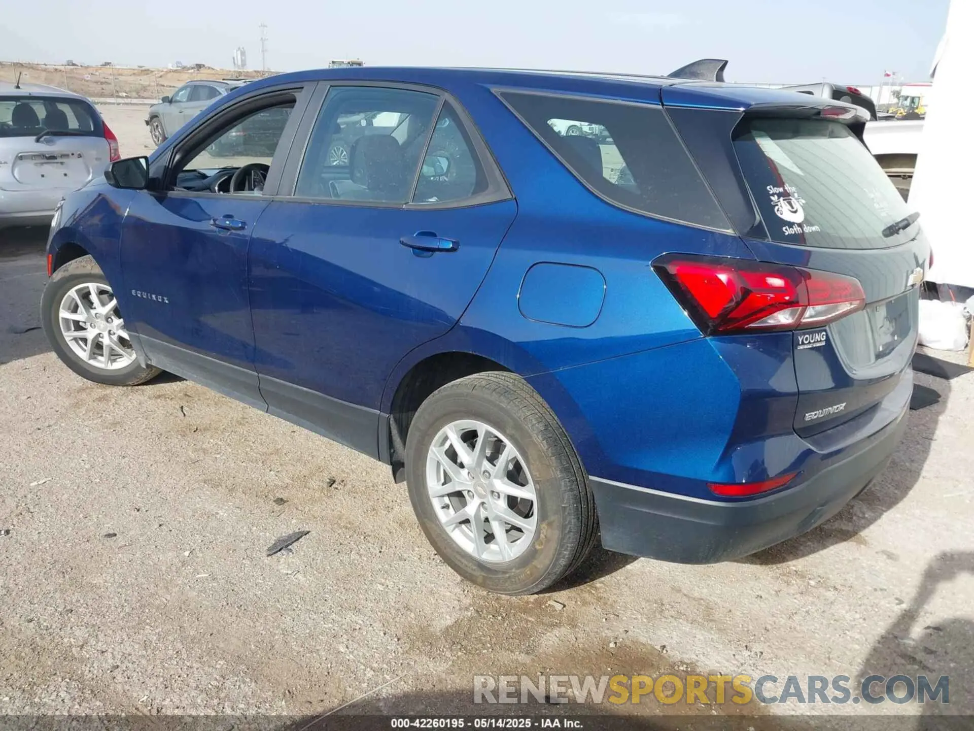 3 fotografías del automóvil dañado 3GNAXHEV8NS245316 CHEVROLET EQUINOX 2022