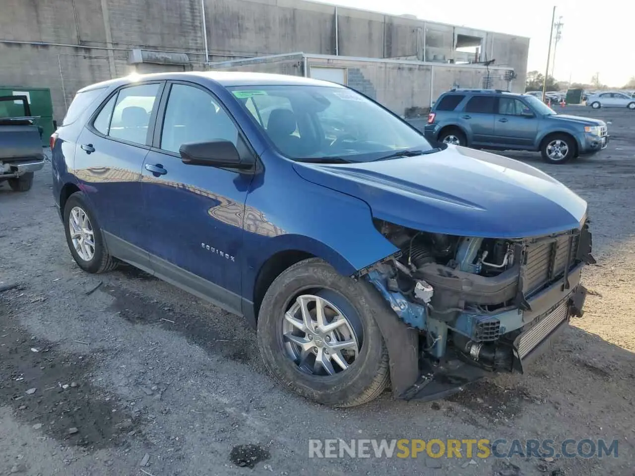 4 fotografías del automóvil dañado 3GNAXHEV9NS105582 CHEVROLET EQUINOX 2022