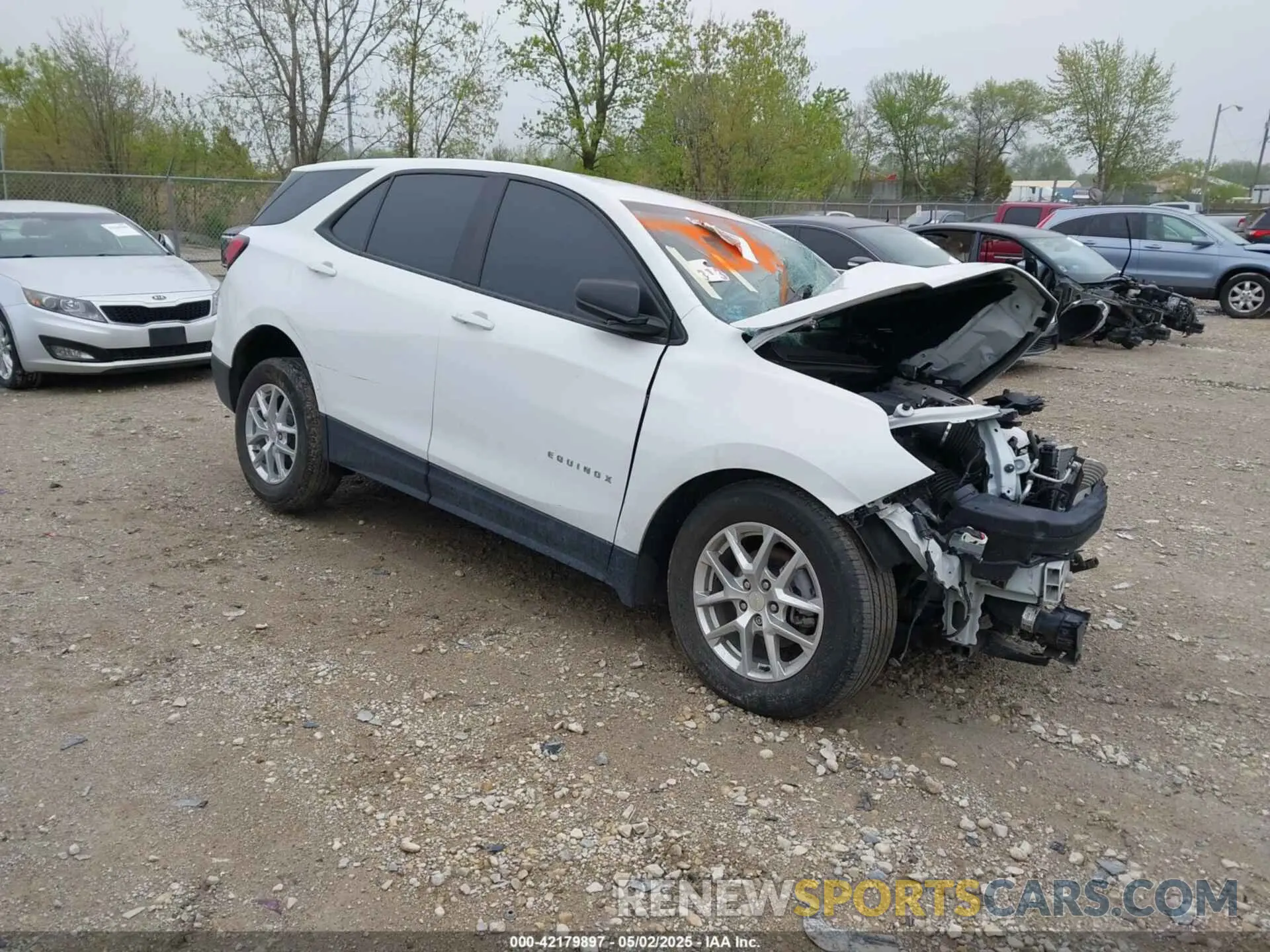 1 fotografías del automóvil dañado 3GNAXHEV9NS213412 CHEVROLET EQUINOX 2022