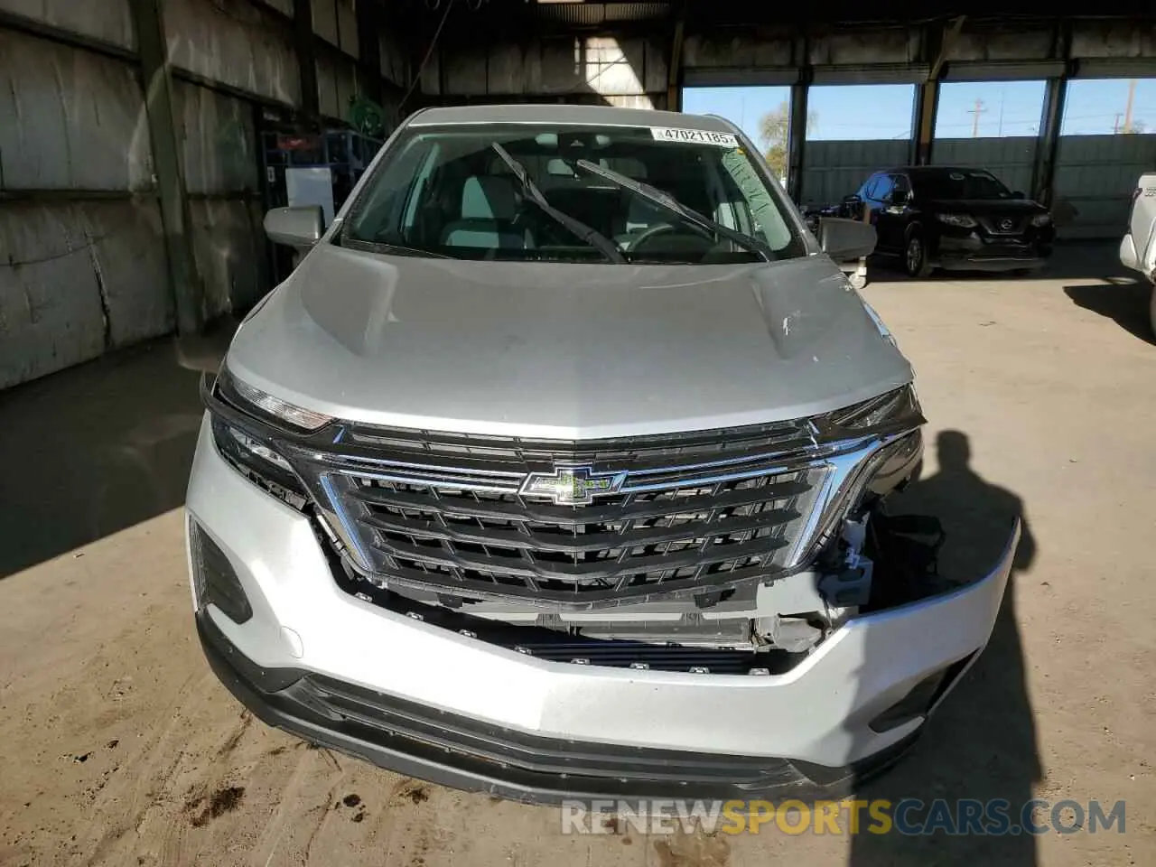 5 fotografías del automóvil dañado 3GNAXHEVXNS105204 CHEVROLET EQUINOX 2022