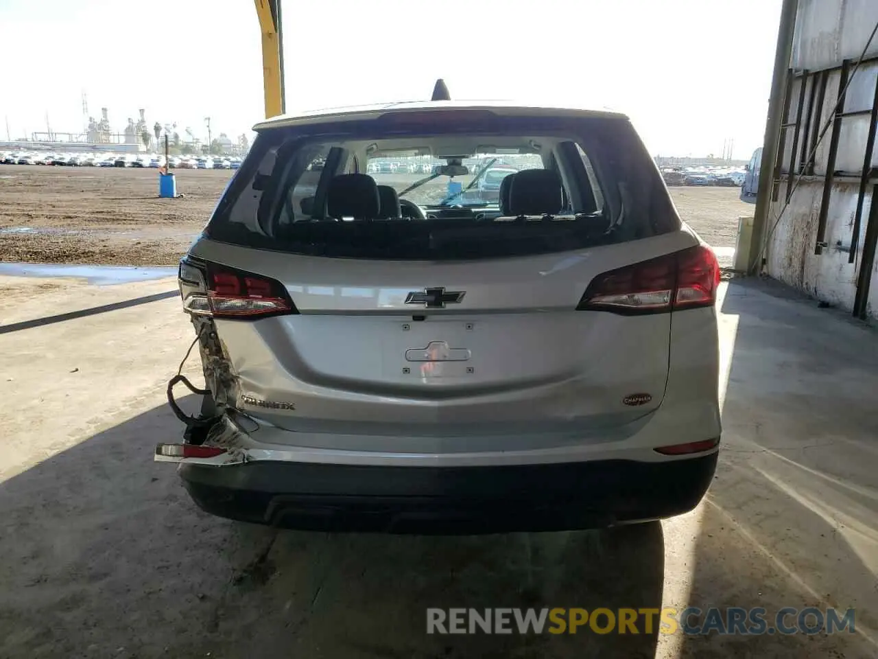 6 fotografías del automóvil dañado 3GNAXHEVXNS105204 CHEVROLET EQUINOX 2022