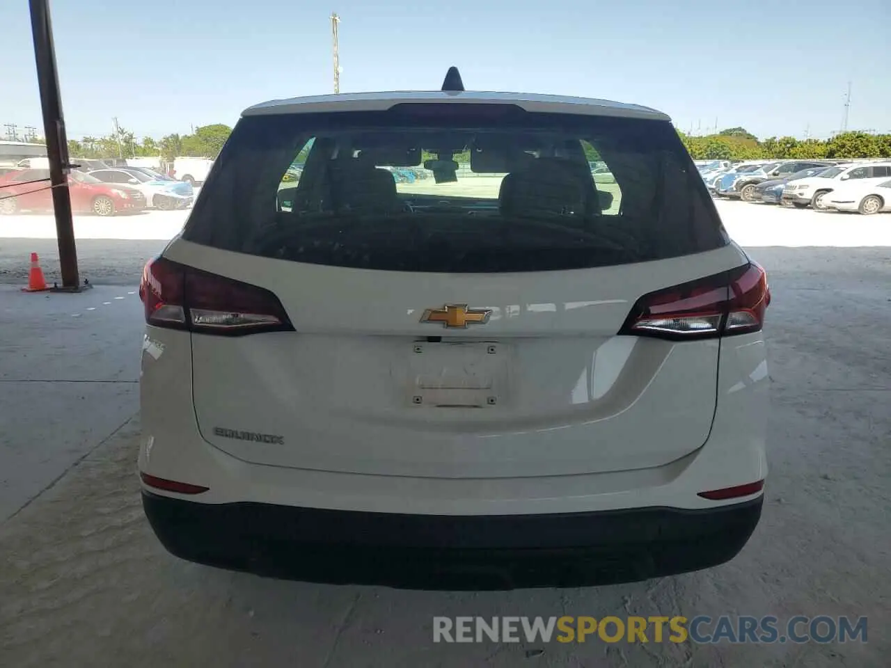 6 fotografías del automóvil dañado 3GNAXHEVXNS237315 CHEVROLET EQUINOX 2022