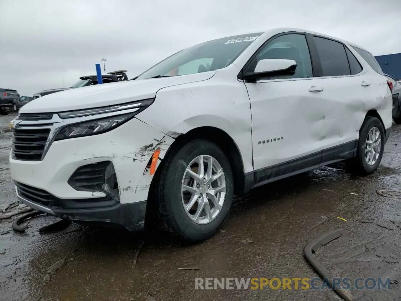1 fotografías del automóvil dañado 3GNAXJEV1NL106162 CHEVROLET EQUINOX 2022