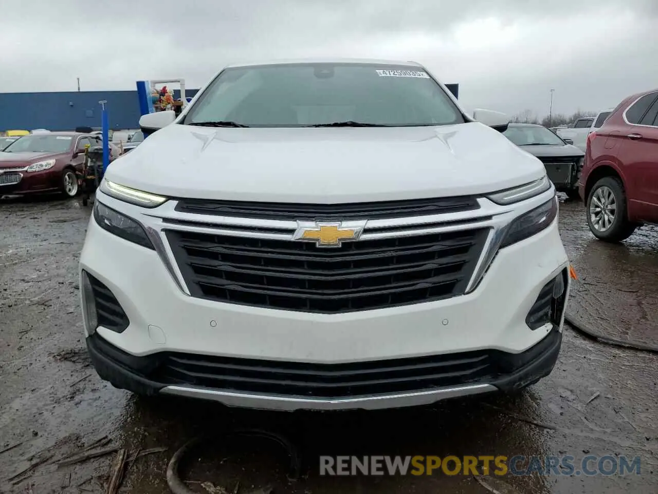 5 fotografías del automóvil dañado 3GNAXJEV1NL106162 CHEVROLET EQUINOX 2022