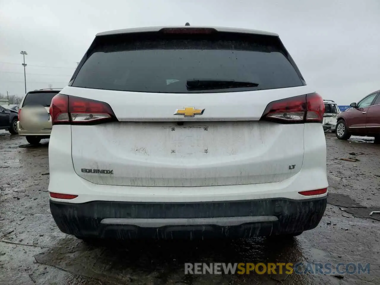 6 fotografías del automóvil dañado 3GNAXJEV1NL106162 CHEVROLET EQUINOX 2022