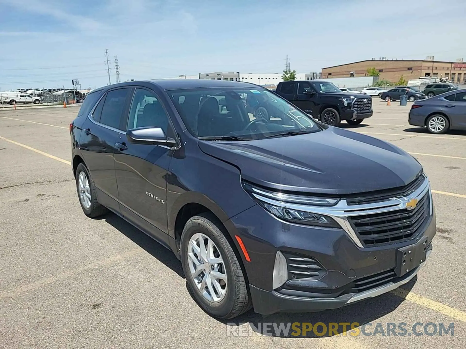 5 fotografías del automóvil dañado 3GNAXJEV6NS133718 CHEVROLET EQUINOX 2022