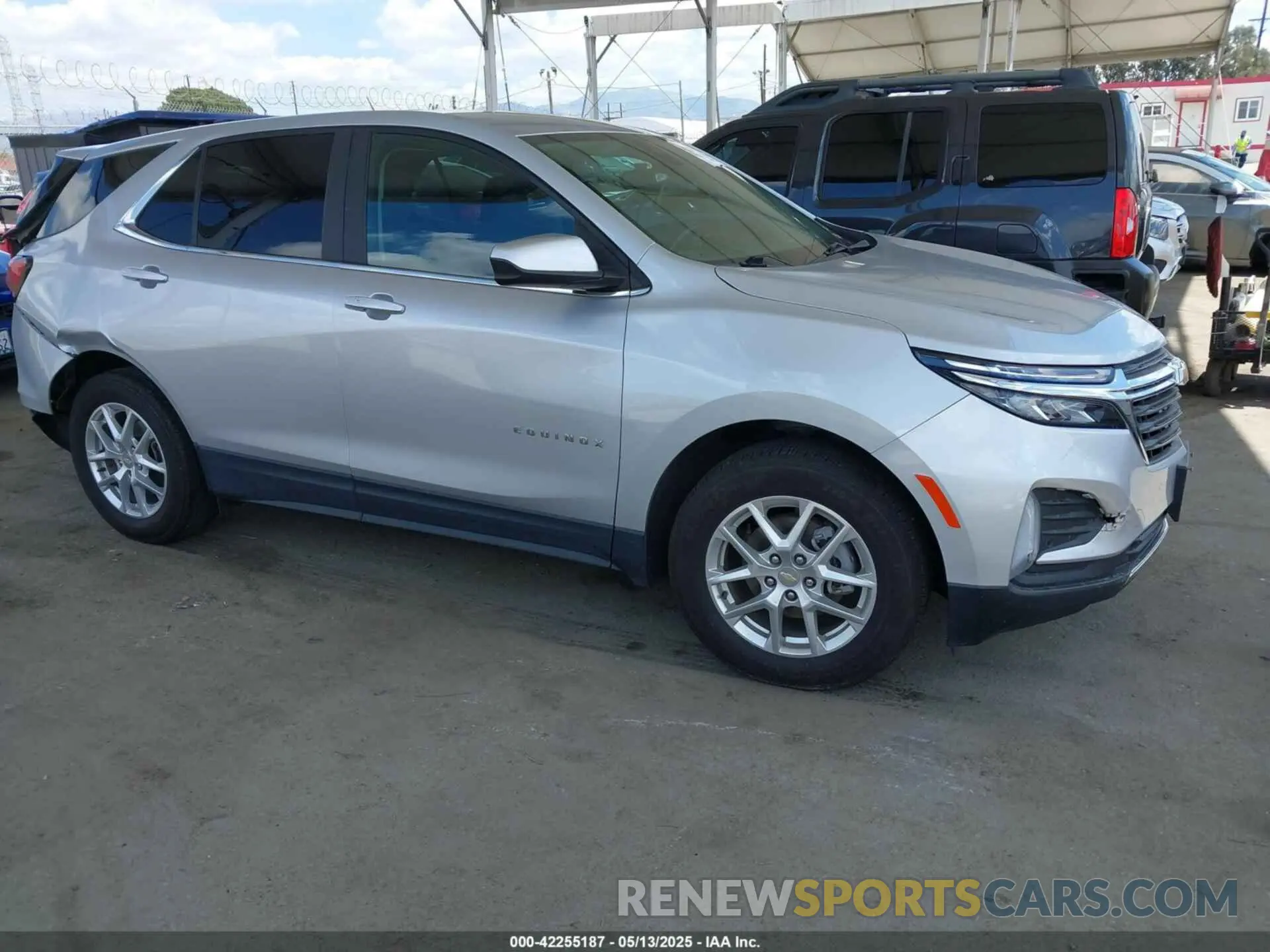 1 fotografías del automóvil dañado 3GNAXJEV7NL224880 CHEVROLET EQUINOX 2022