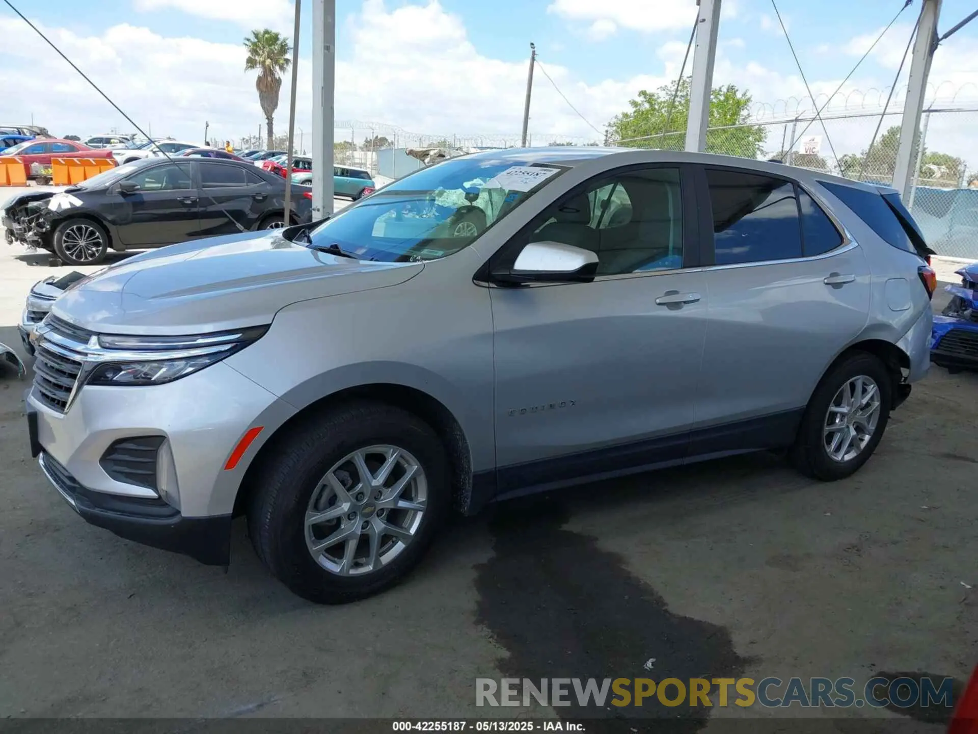 14 fotografías del automóvil dañado 3GNAXJEV7NL224880 CHEVROLET EQUINOX 2022