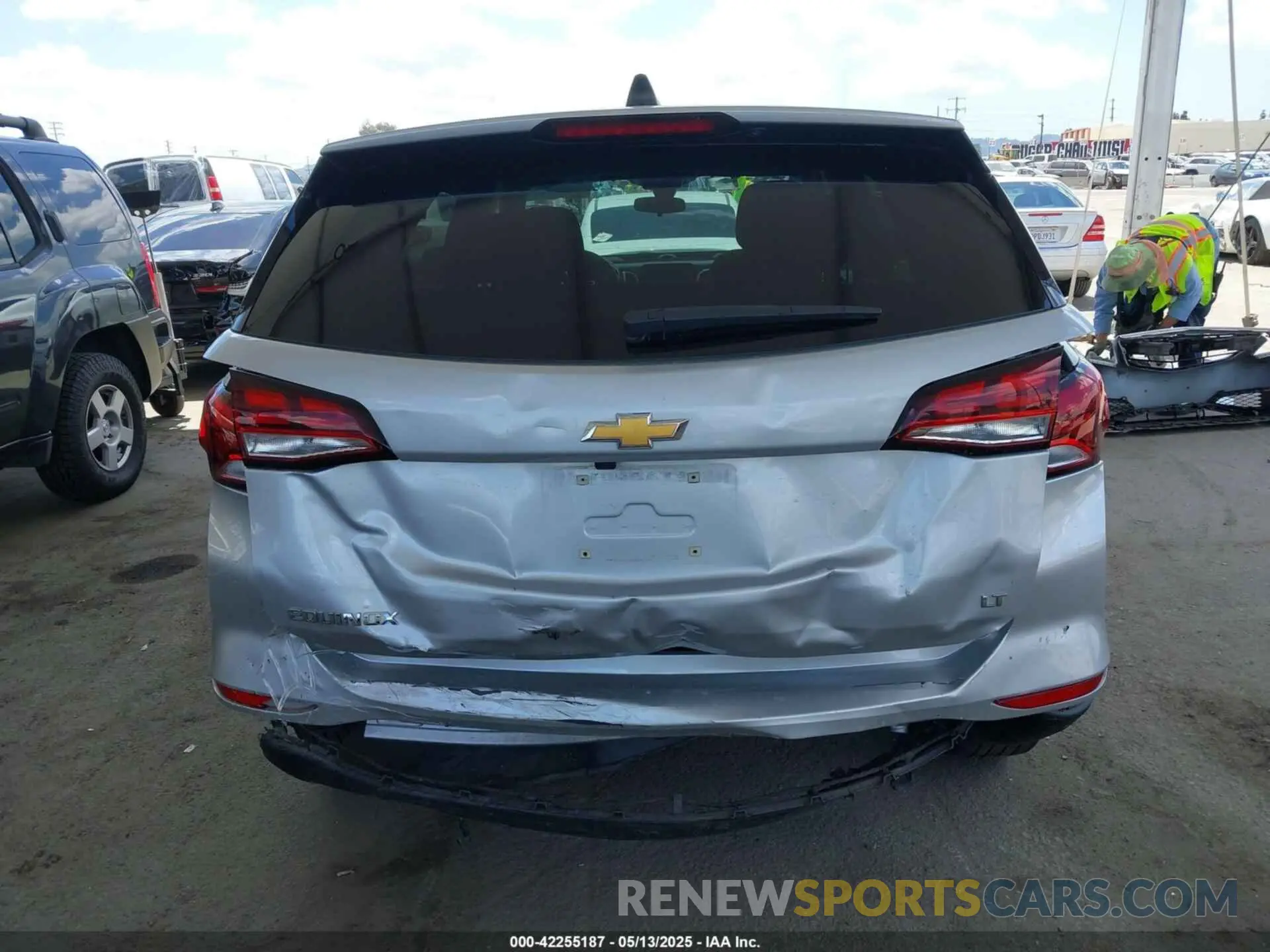 16 fotografías del automóvil dañado 3GNAXJEV7NL224880 CHEVROLET EQUINOX 2022