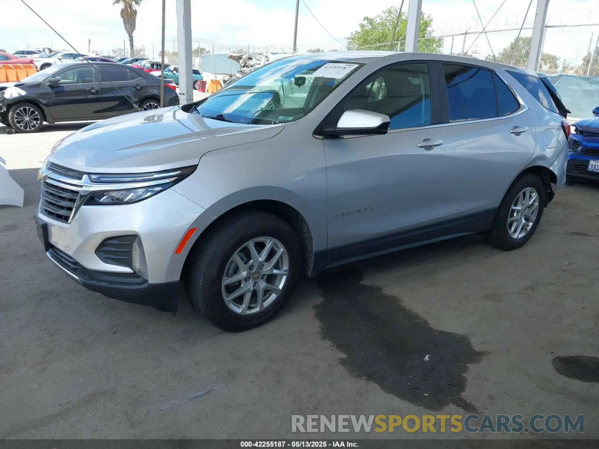 2 fotografías del automóvil dañado 3GNAXJEV7NL224880 CHEVROLET EQUINOX 2022