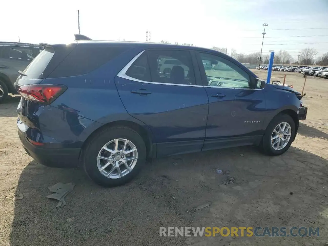 3 fotografías del automóvil dañado 3GNAXJEV8NS158362 CHEVROLET EQUINOX 2022