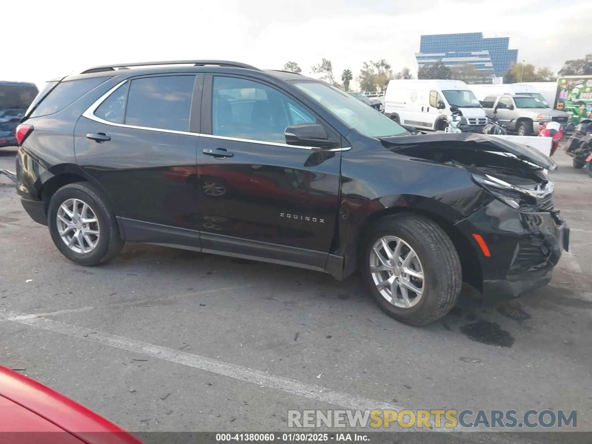 12 fotografías del automóvil dañado 3GNAXKEV0NL153902 CHEVROLET EQUINOX 2022