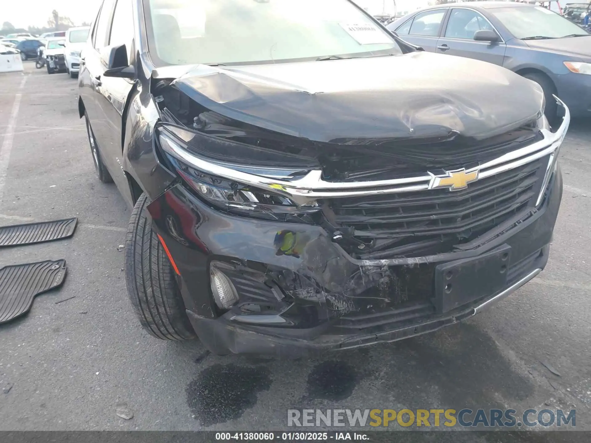 6 fotografías del automóvil dañado 3GNAXKEV0NL153902 CHEVROLET EQUINOX 2022