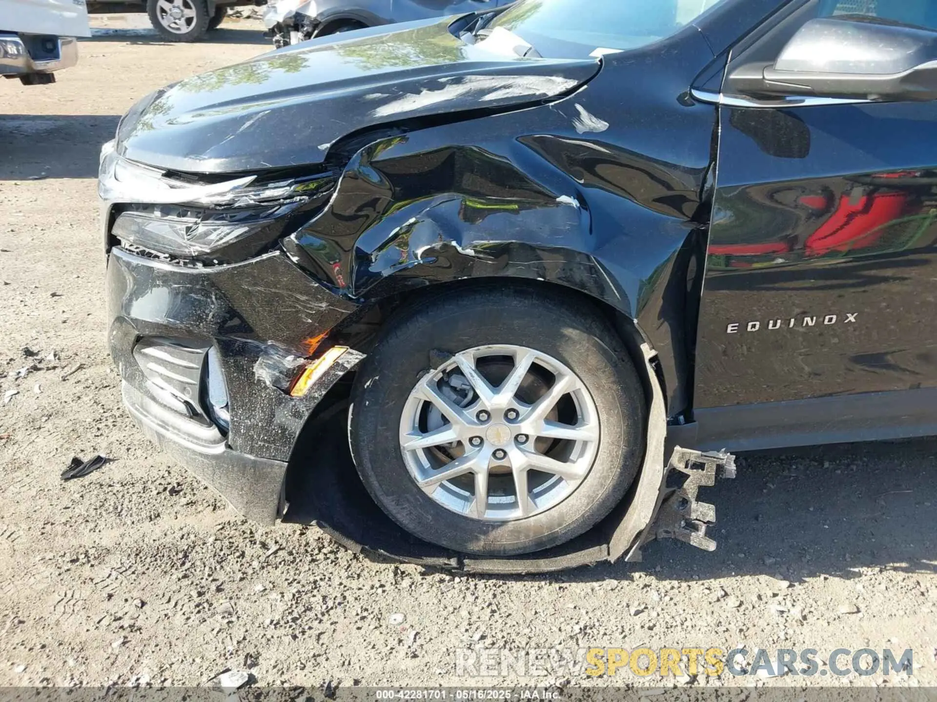 6 fotografías del automóvil dañado 3GNAXKEV0NL166990 CHEVROLET EQUINOX 2022
