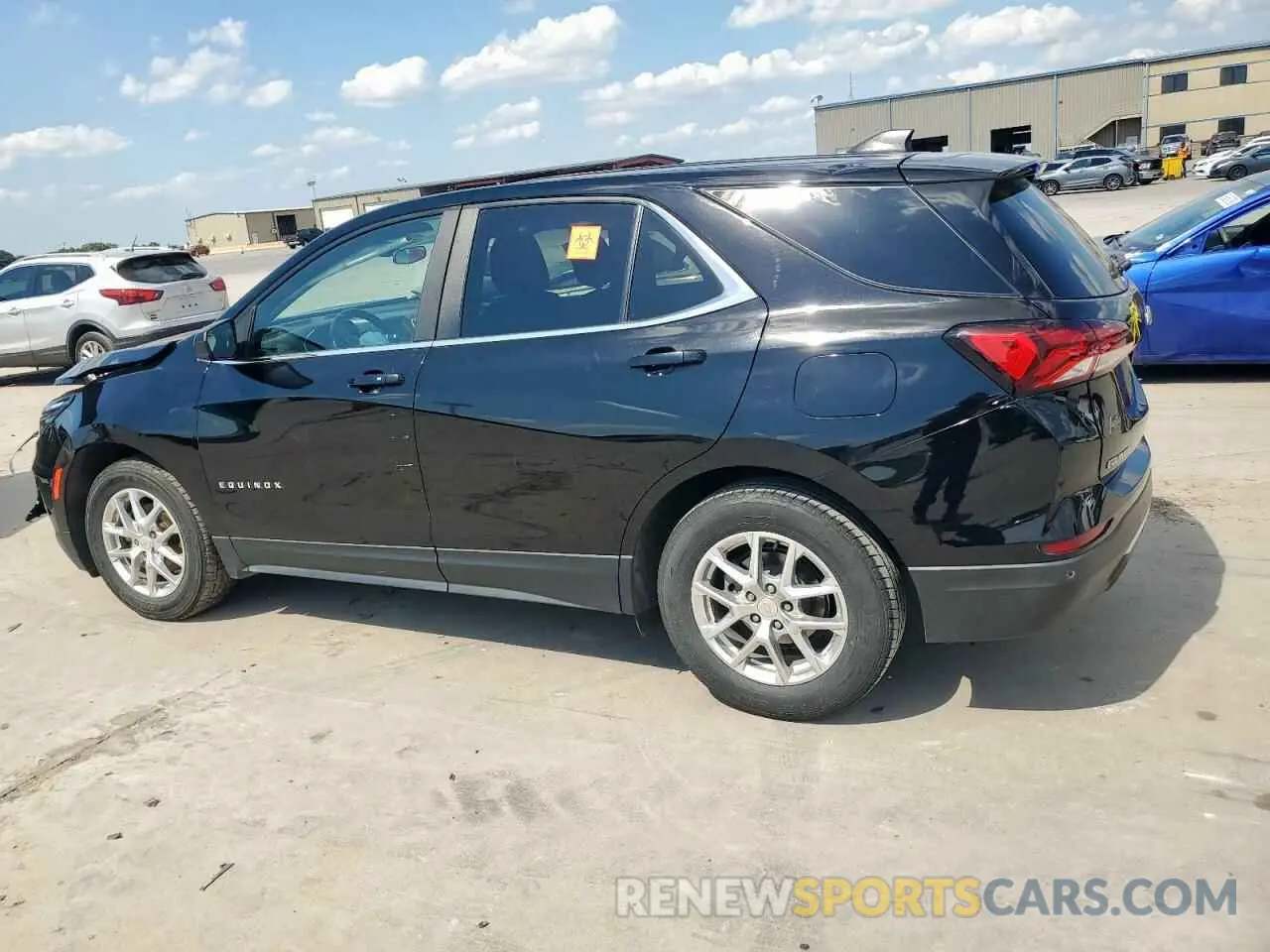 2 fotografías del automóvil dañado 3GNAXKEV0NL223012 CHEVROLET EQUINOX 2022