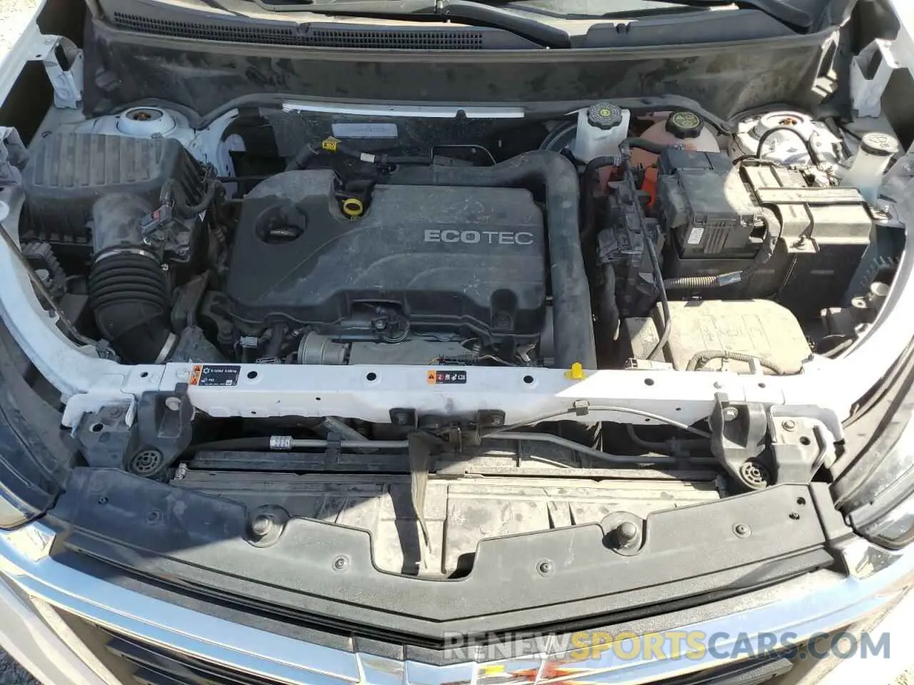12 fotografías del automóvil dañado 3GNAXKEV0NL227352 CHEVROLET EQUINOX 2022