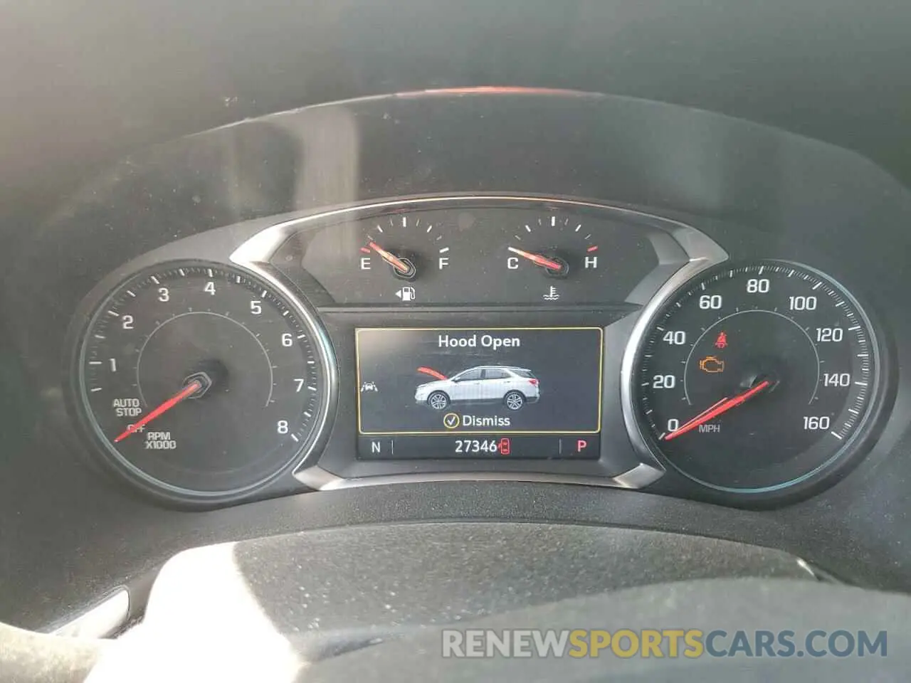 9 fotografías del automóvil dañado 3GNAXKEV0NL227352 CHEVROLET EQUINOX 2022