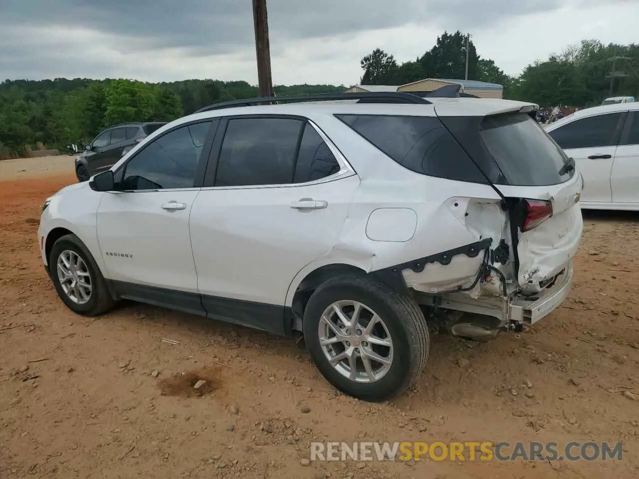 2 fotografías del automóvil dañado 3GNAXKEV0NL228047 CHEVROLET EQUINOX 2022