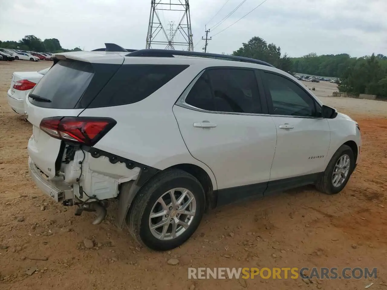 3 fotografías del automóvil dañado 3GNAXKEV0NL228047 CHEVROLET EQUINOX 2022