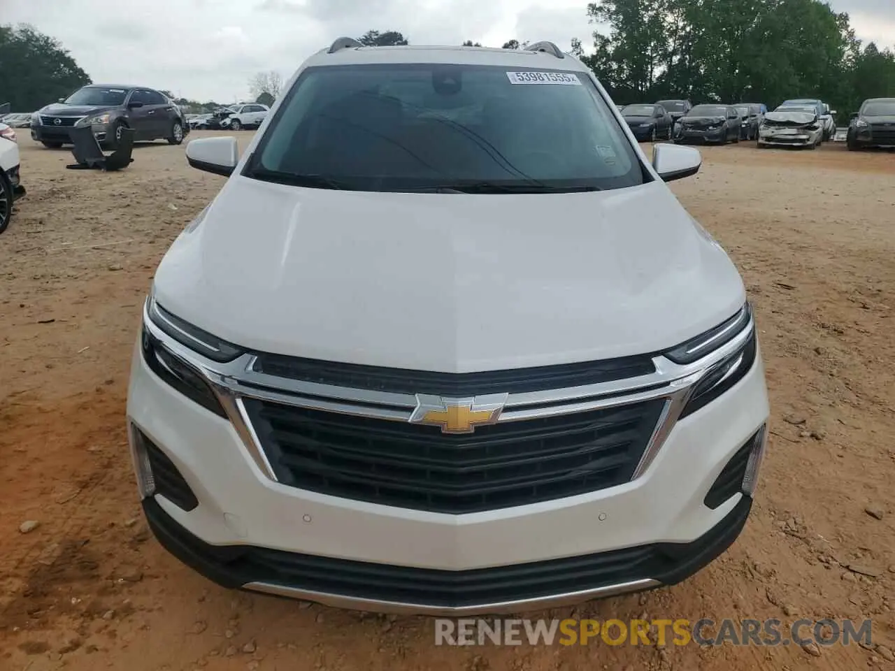 5 fotografías del automóvil dañado 3GNAXKEV0NL228047 CHEVROLET EQUINOX 2022