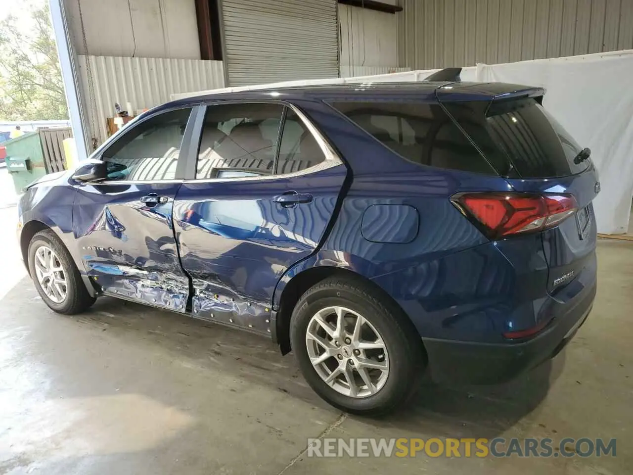 2 fotografías del automóvil dañado 3GNAXKEV0NL242935 CHEVROLET EQUINOX 2022