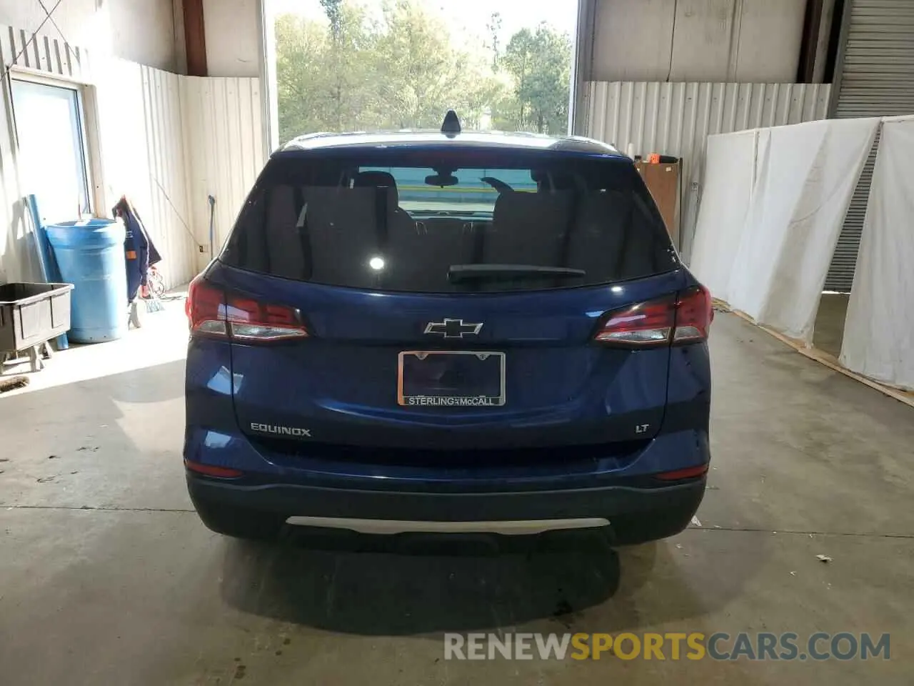 6 fotografías del automóvil dañado 3GNAXKEV0NL242935 CHEVROLET EQUINOX 2022