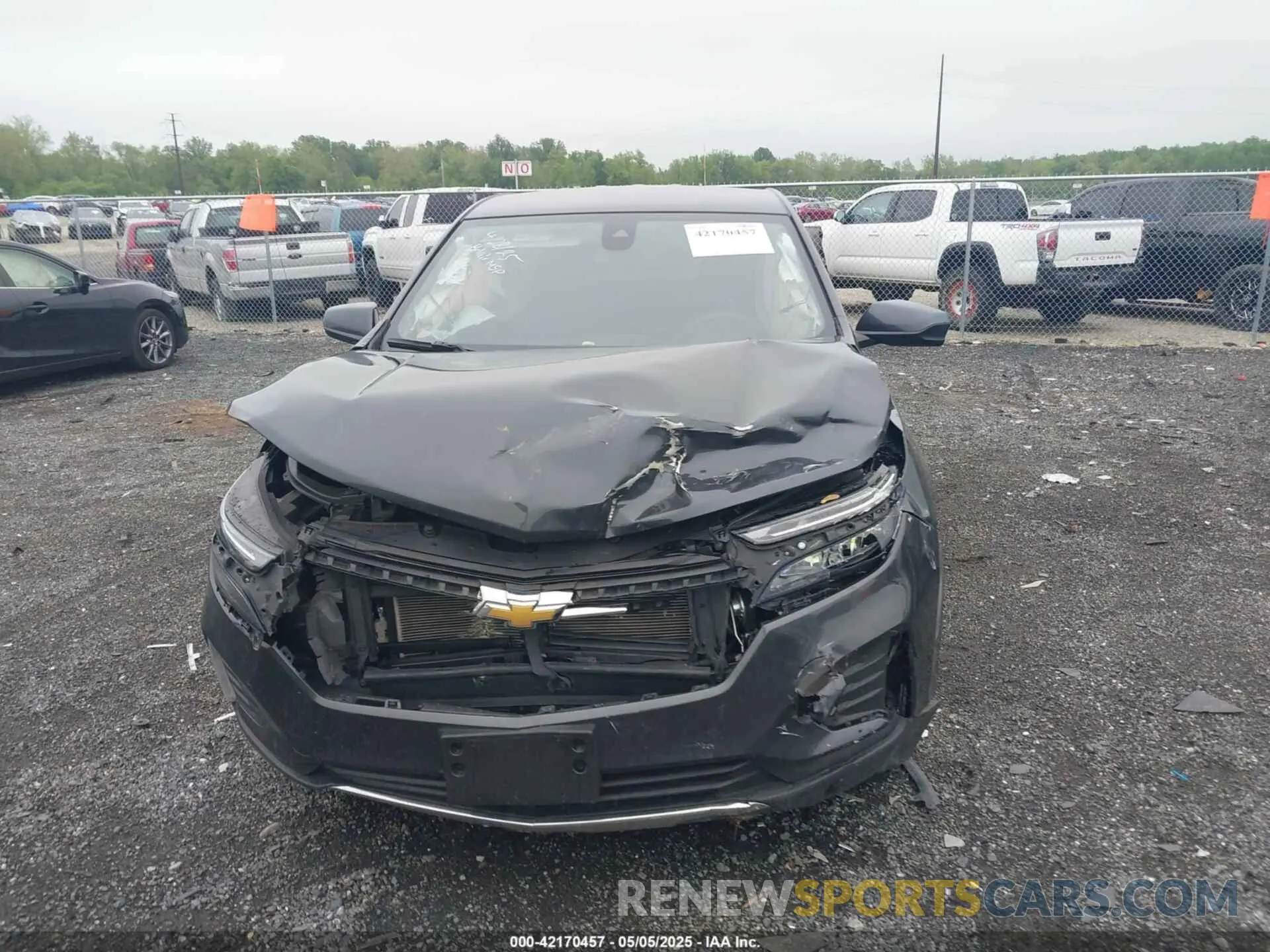 12 fotografías del automóvil dañado 3GNAXKEV0NS100297 CHEVROLET EQUINOX 2022