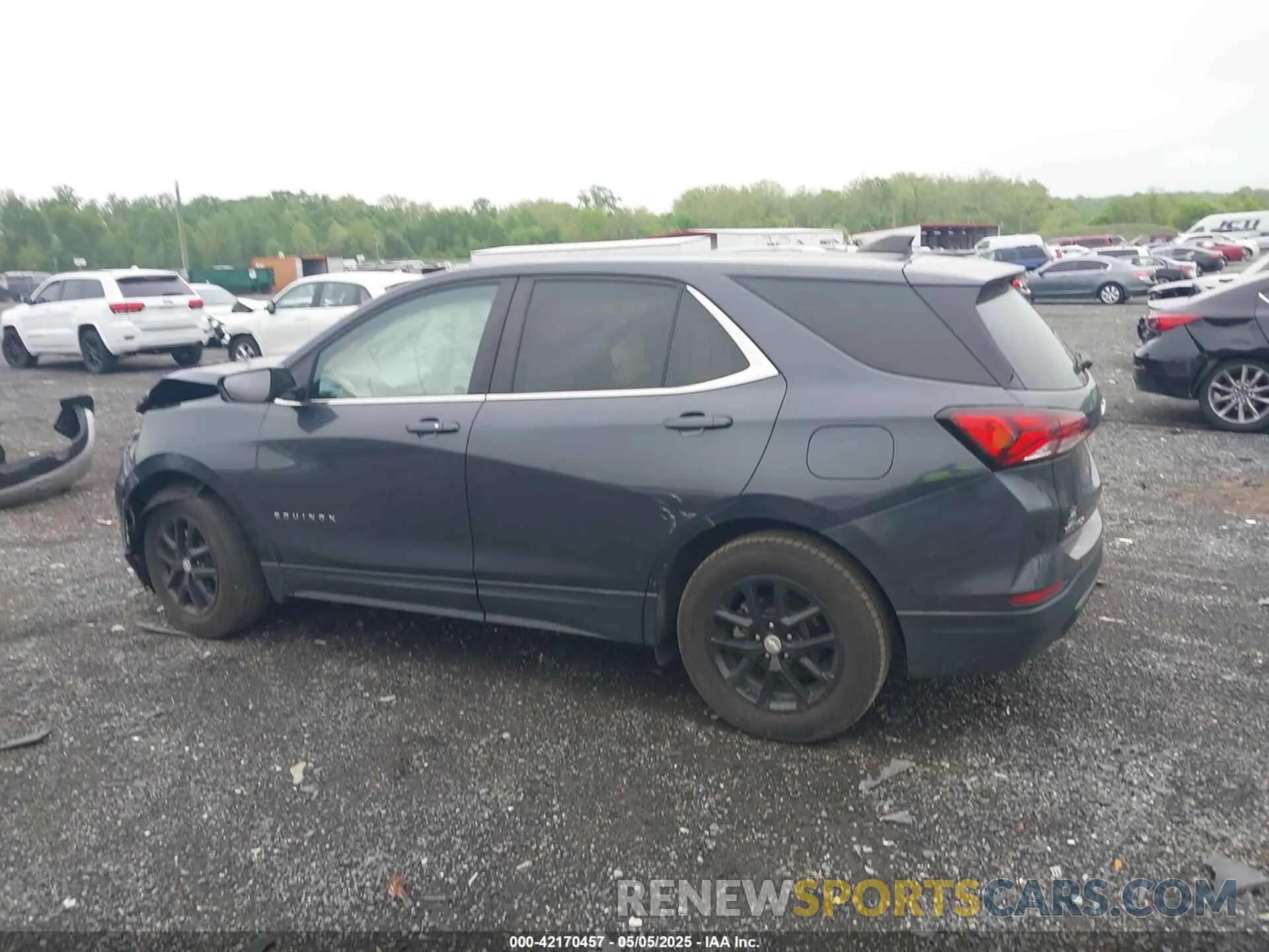 14 fotografías del automóvil dañado 3GNAXKEV0NS100297 CHEVROLET EQUINOX 2022