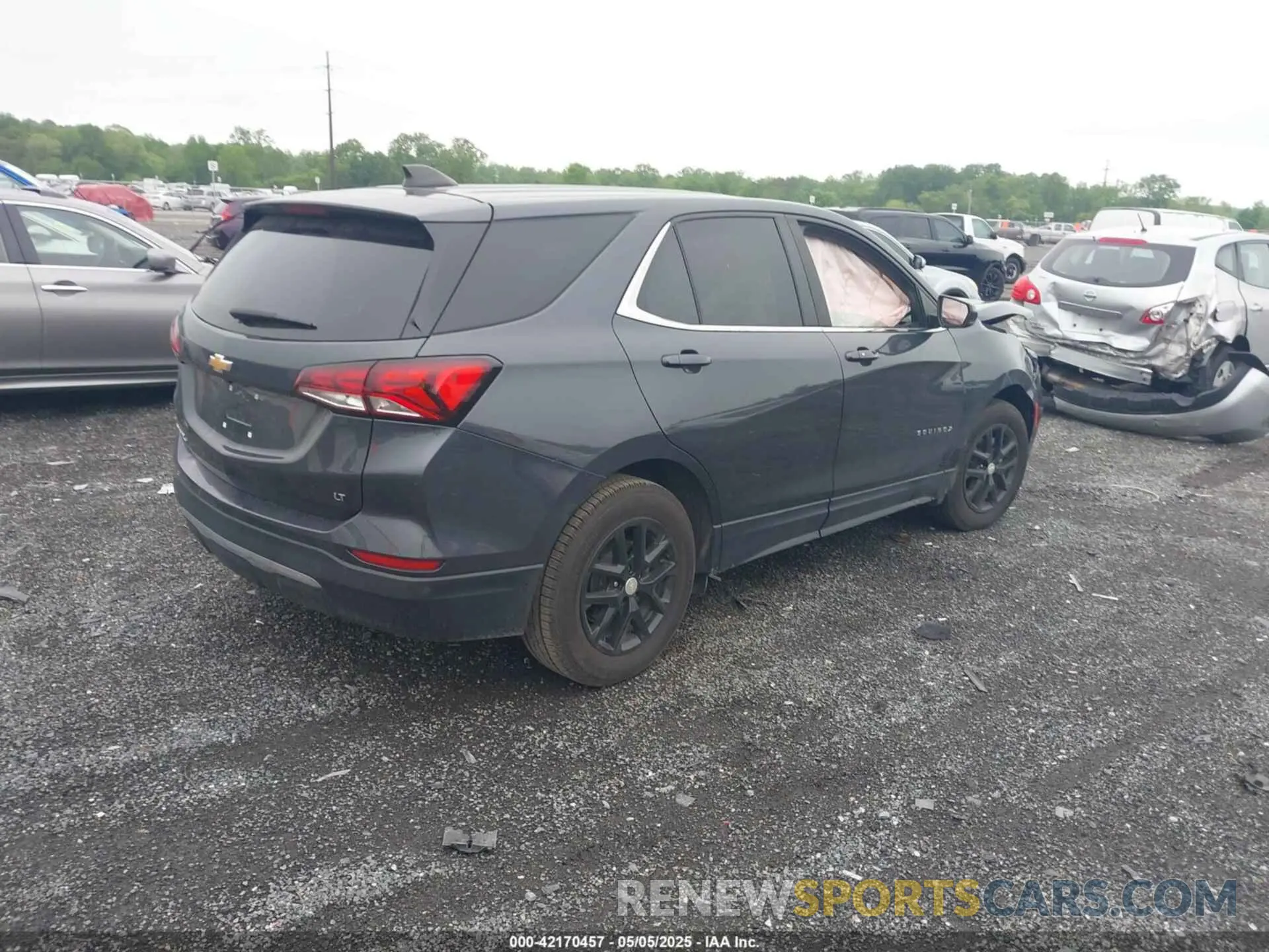 4 fotografías del automóvil dañado 3GNAXKEV0NS100297 CHEVROLET EQUINOX 2022
