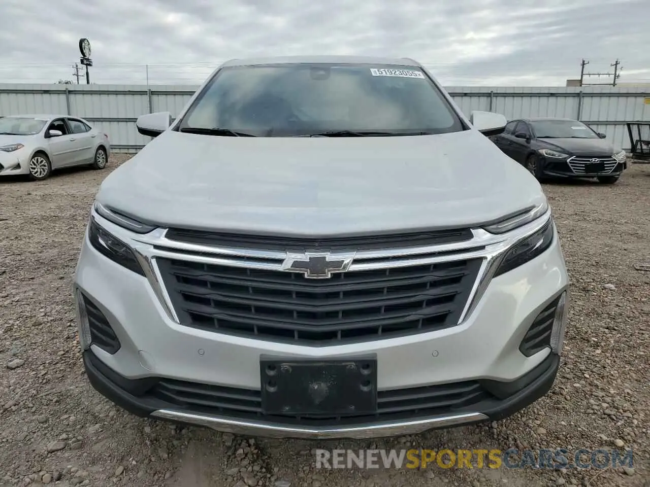 5 fotografías del automóvil dañado 3GNAXKEV0NS193161 CHEVROLET EQUINOX 2022