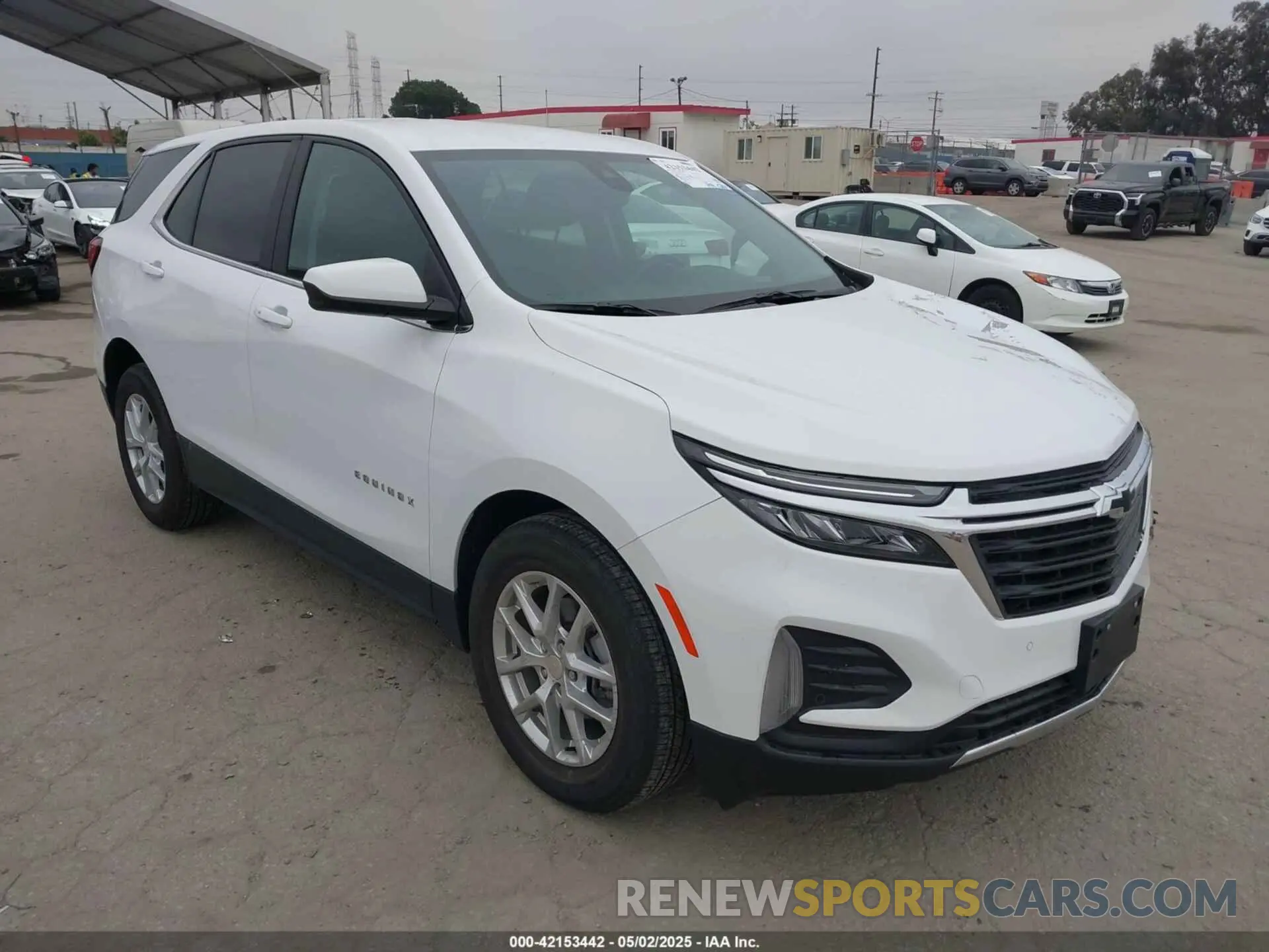 1 fotografías del automóvil dañado 3GNAXKEV1NL112856 CHEVROLET EQUINOX 2022