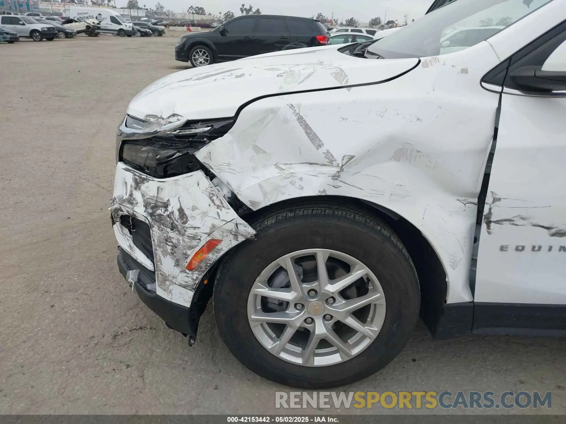 17 fotografías del automóvil dañado 3GNAXKEV1NL112856 CHEVROLET EQUINOX 2022