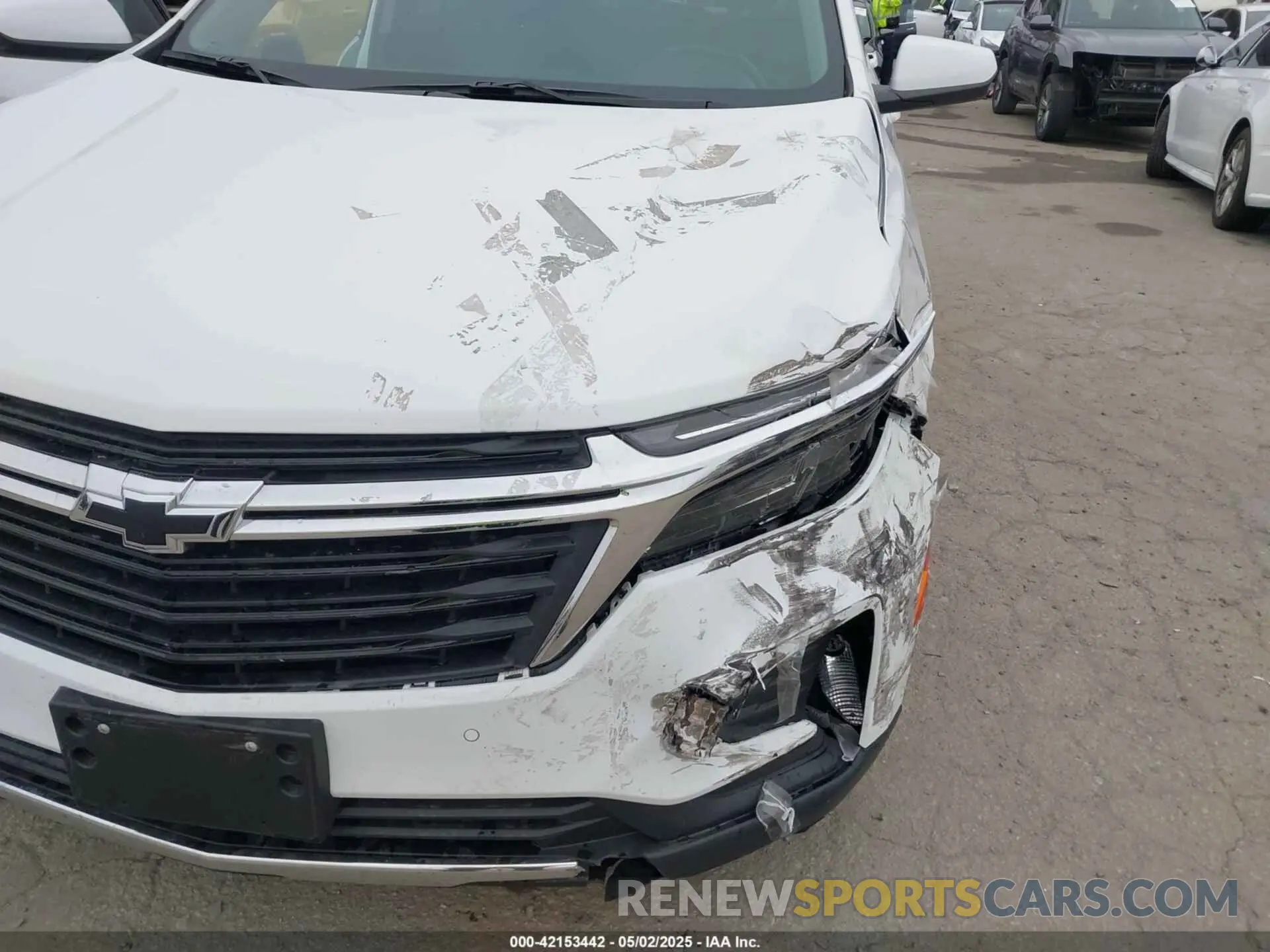 19 fotografías del automóvil dañado 3GNAXKEV1NL112856 CHEVROLET EQUINOX 2022