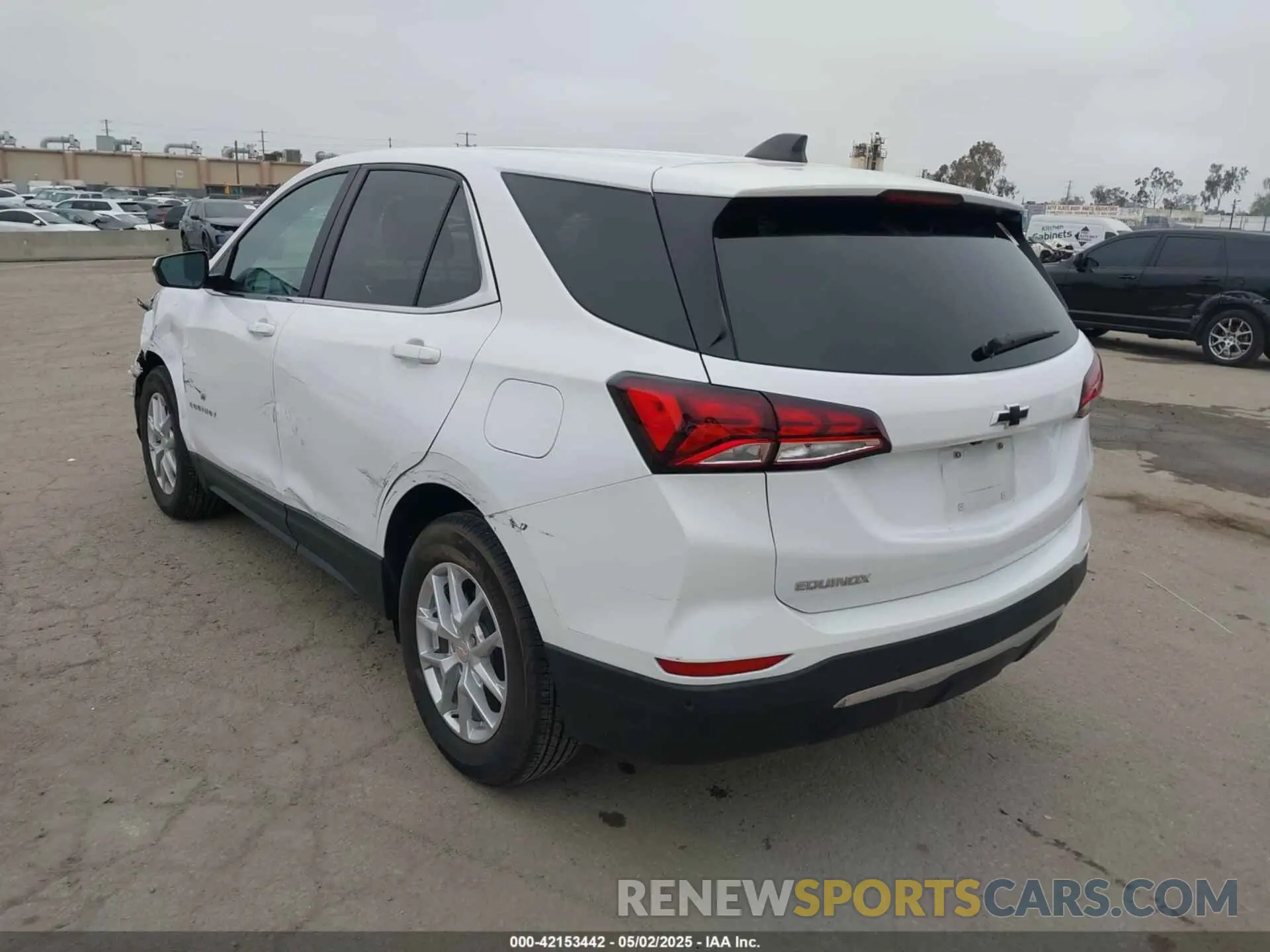 3 fotografías del automóvil dañado 3GNAXKEV1NL112856 CHEVROLET EQUINOX 2022