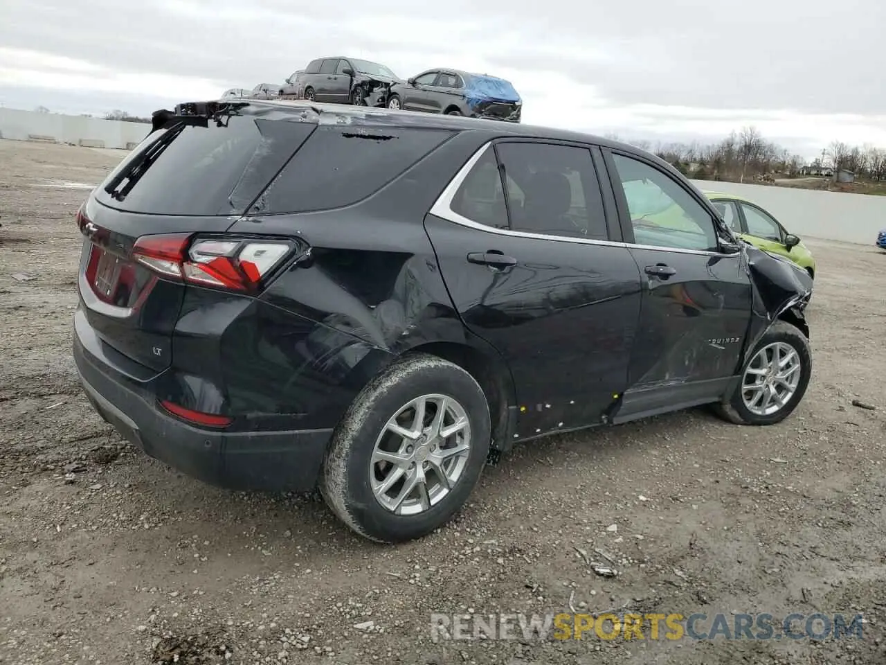3 fotografías del automóvil dañado 3GNAXKEV1NL123002 CHEVROLET EQUINOX 2022