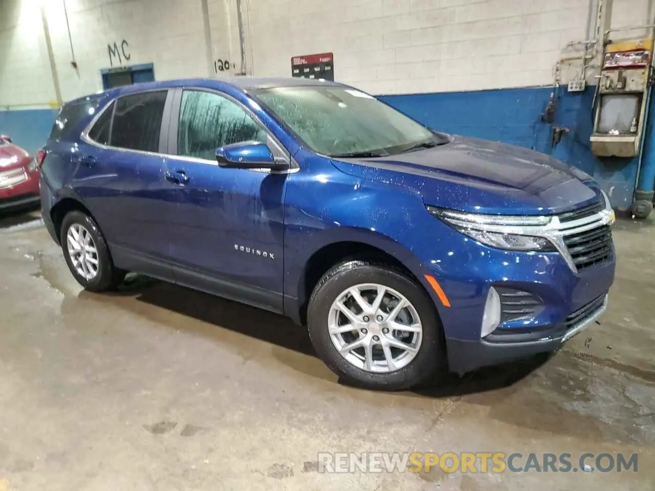 4 fotografías del automóvil dañado 3GNAXKEV1NL187086 CHEVROLET EQUINOX 2022