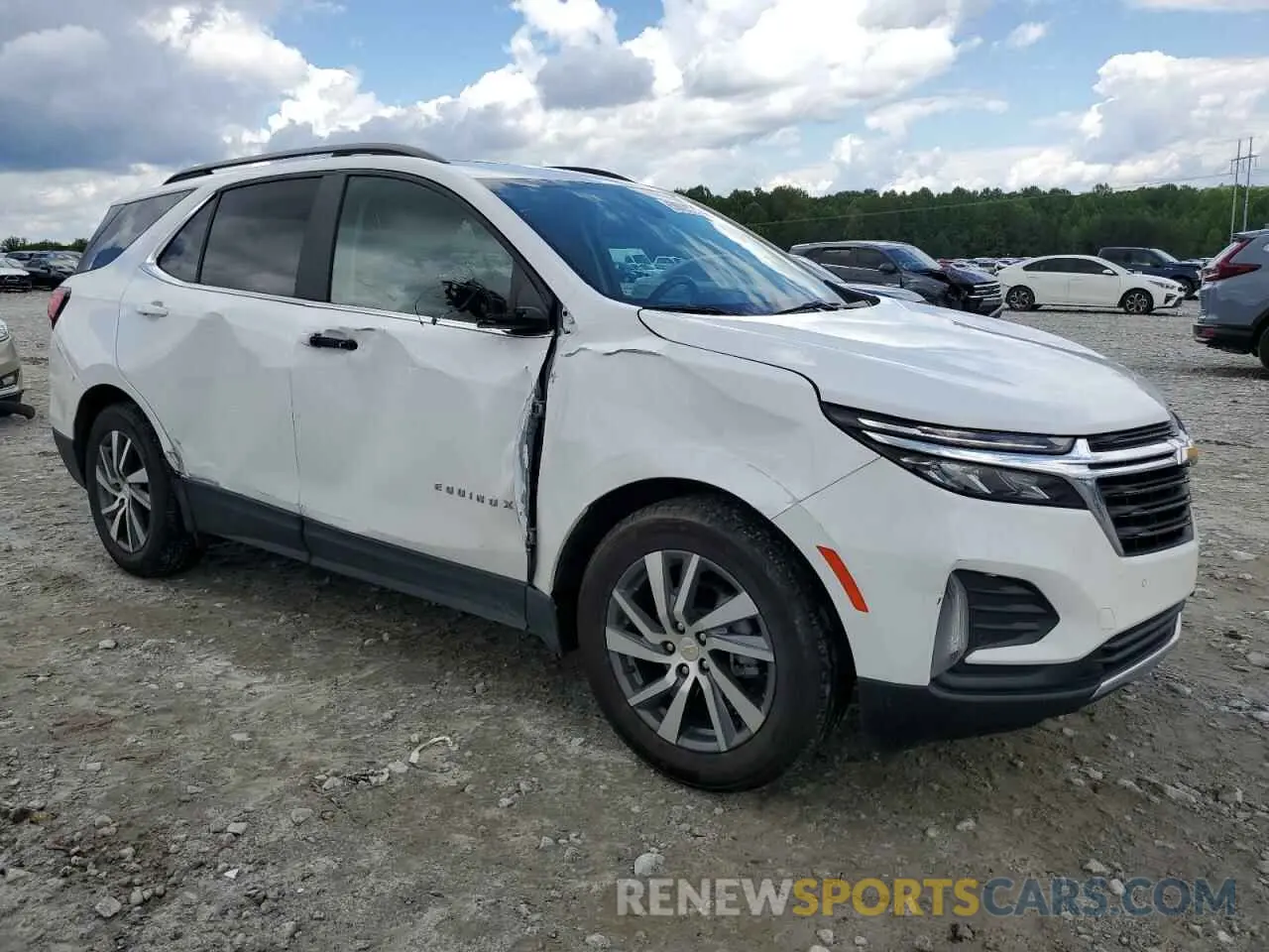 4 fotografías del automóvil dañado 3GNAXKEV1NL292047 CHEVROLET EQUINOX 2022