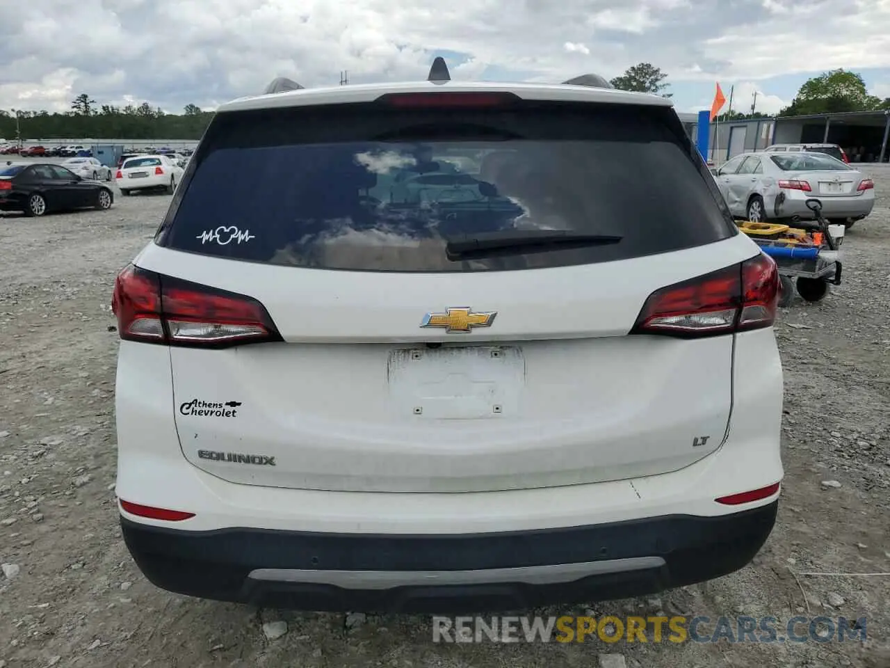 6 fotografías del automóvil dañado 3GNAXKEV1NL292047 CHEVROLET EQUINOX 2022