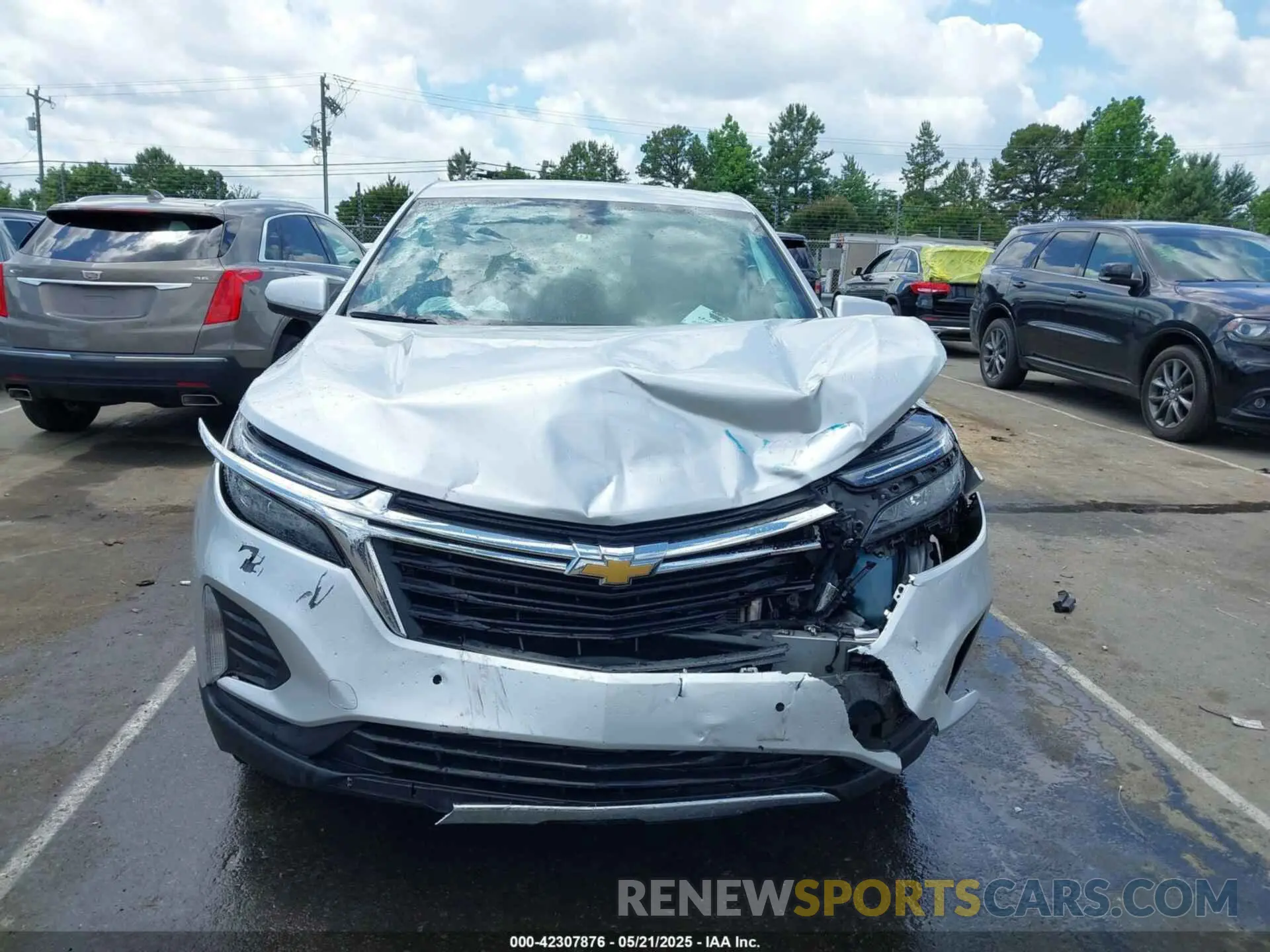 12 fotografías del automóvil dañado 3GNAXKEV1NS189037 CHEVROLET EQUINOX 2022