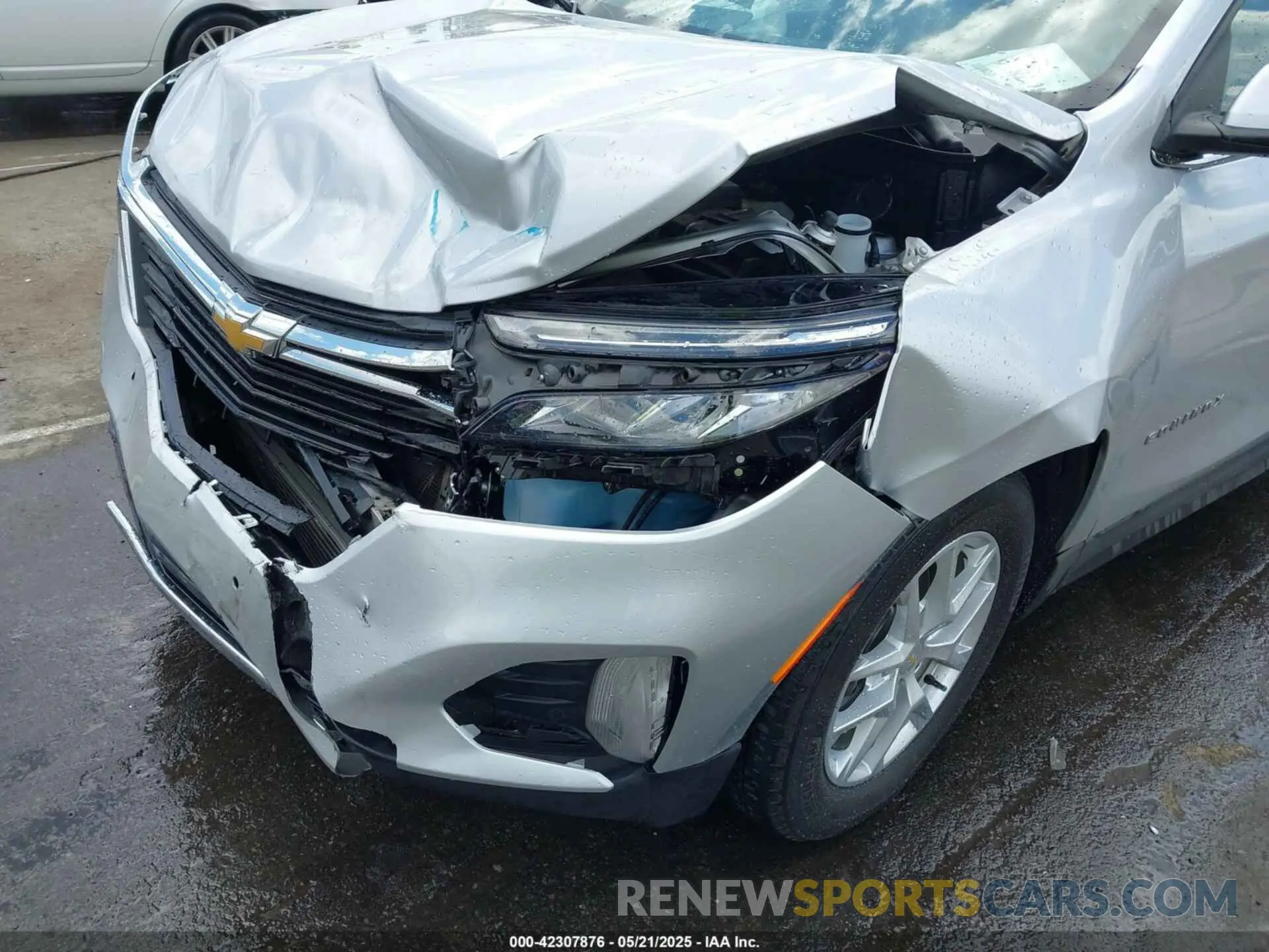 6 fotografías del automóvil dañado 3GNAXKEV1NS189037 CHEVROLET EQUINOX 2022