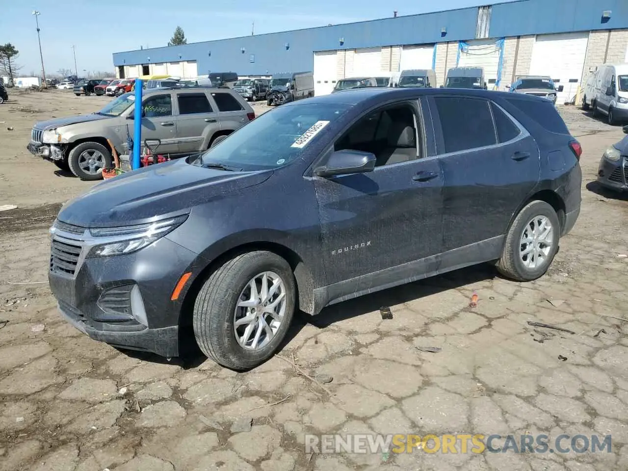 1 fotografías del automóvil dañado 3GNAXKEV1NS197946 CHEVROLET EQUINOX 2022